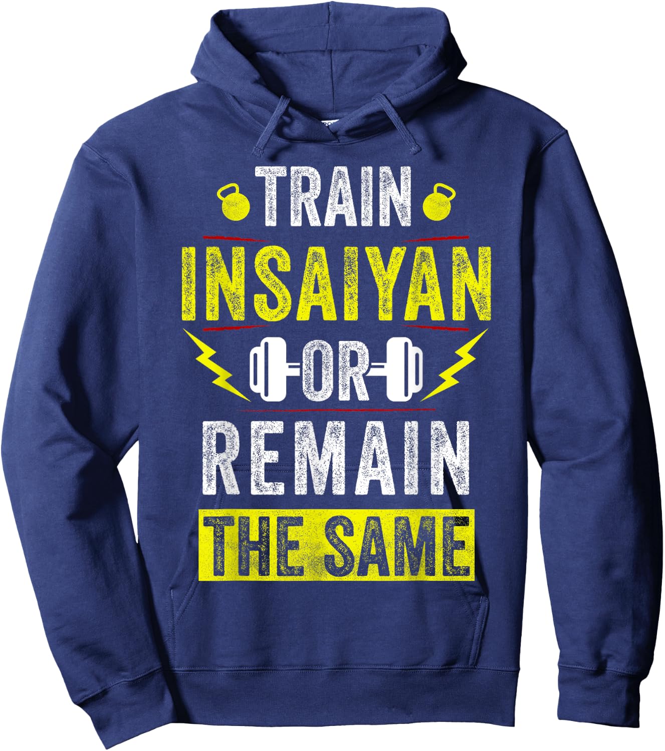 Train Insaiyan Workout Anime Gym Awesome Gifts Idea Hoodie - Hoodie | Navy