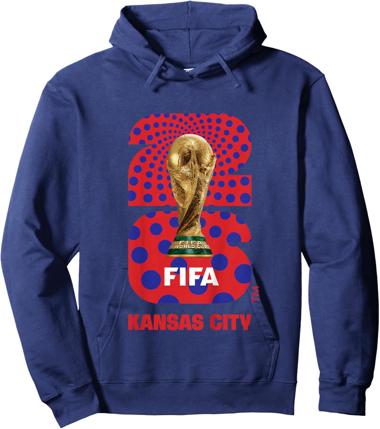 Kids FIFA World CUP26 Kansas City Trophy Color Hoodie - Hoodie | Navy