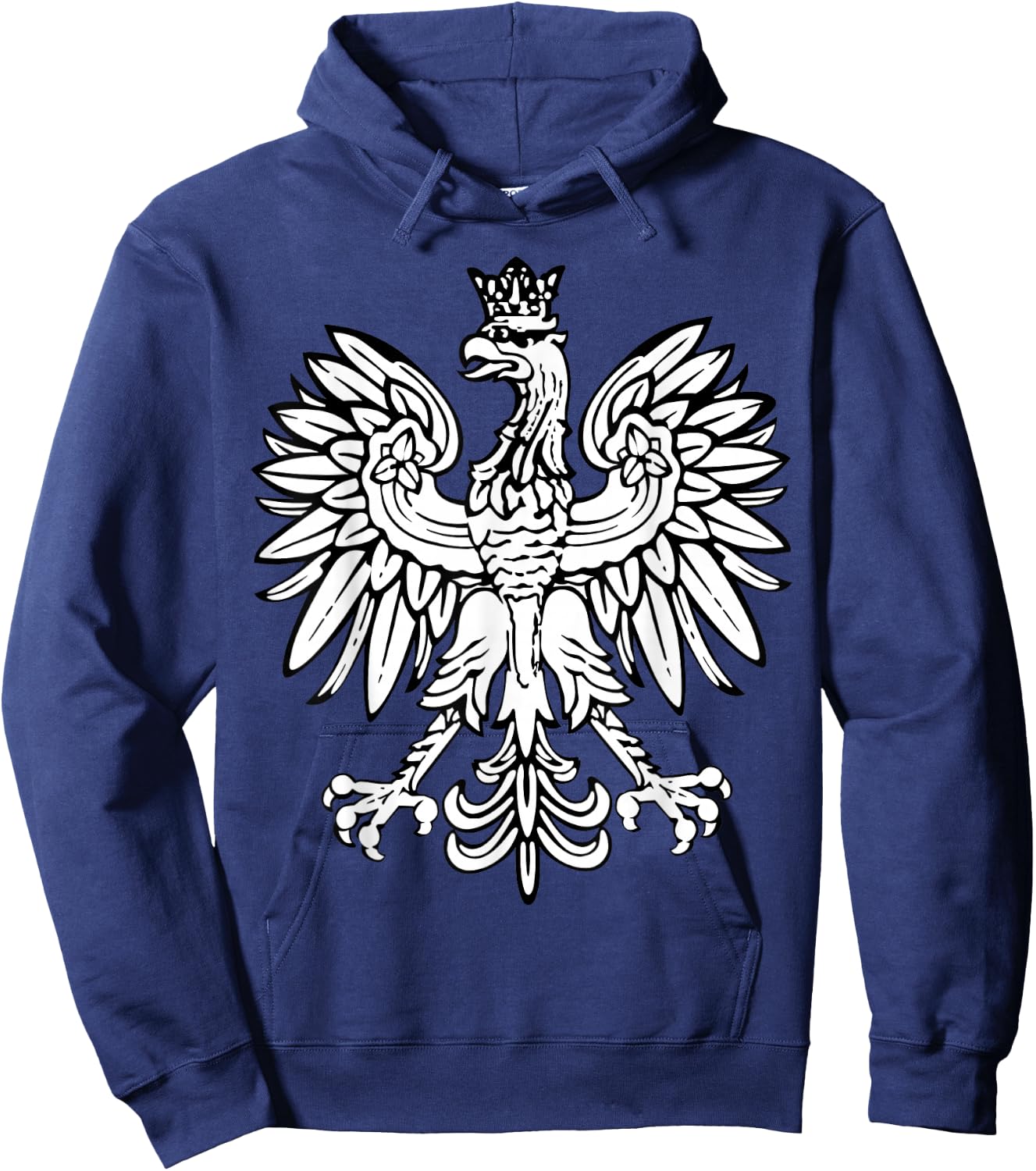 Falcon Polish Pride Shirt Eagle Poland Dyngus Day Buffalo Hoodie - Hoodie | Navy
