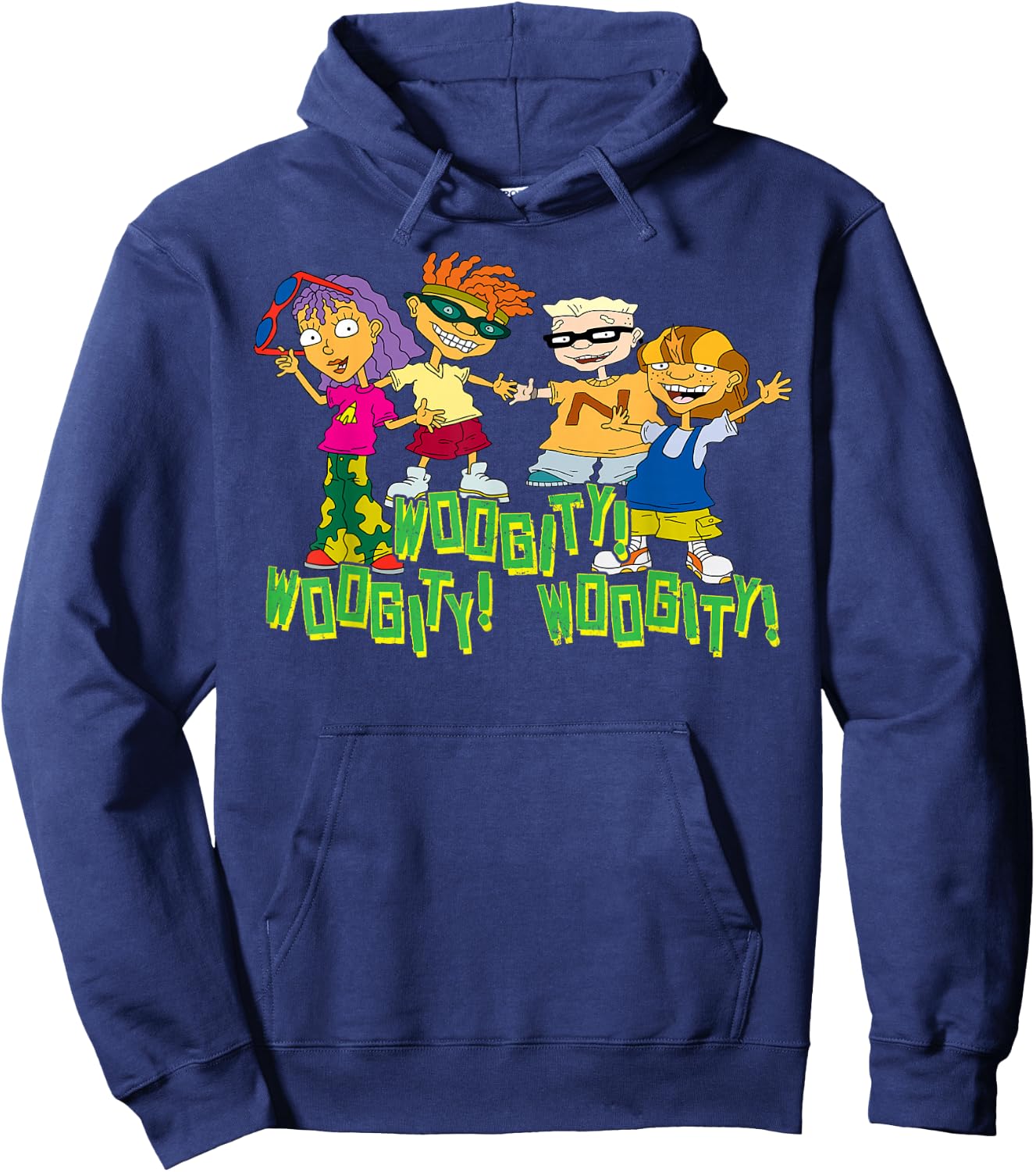 Nickelodeon Rocket Power Character Group Woogity Hoodie - Hoodie | Navy