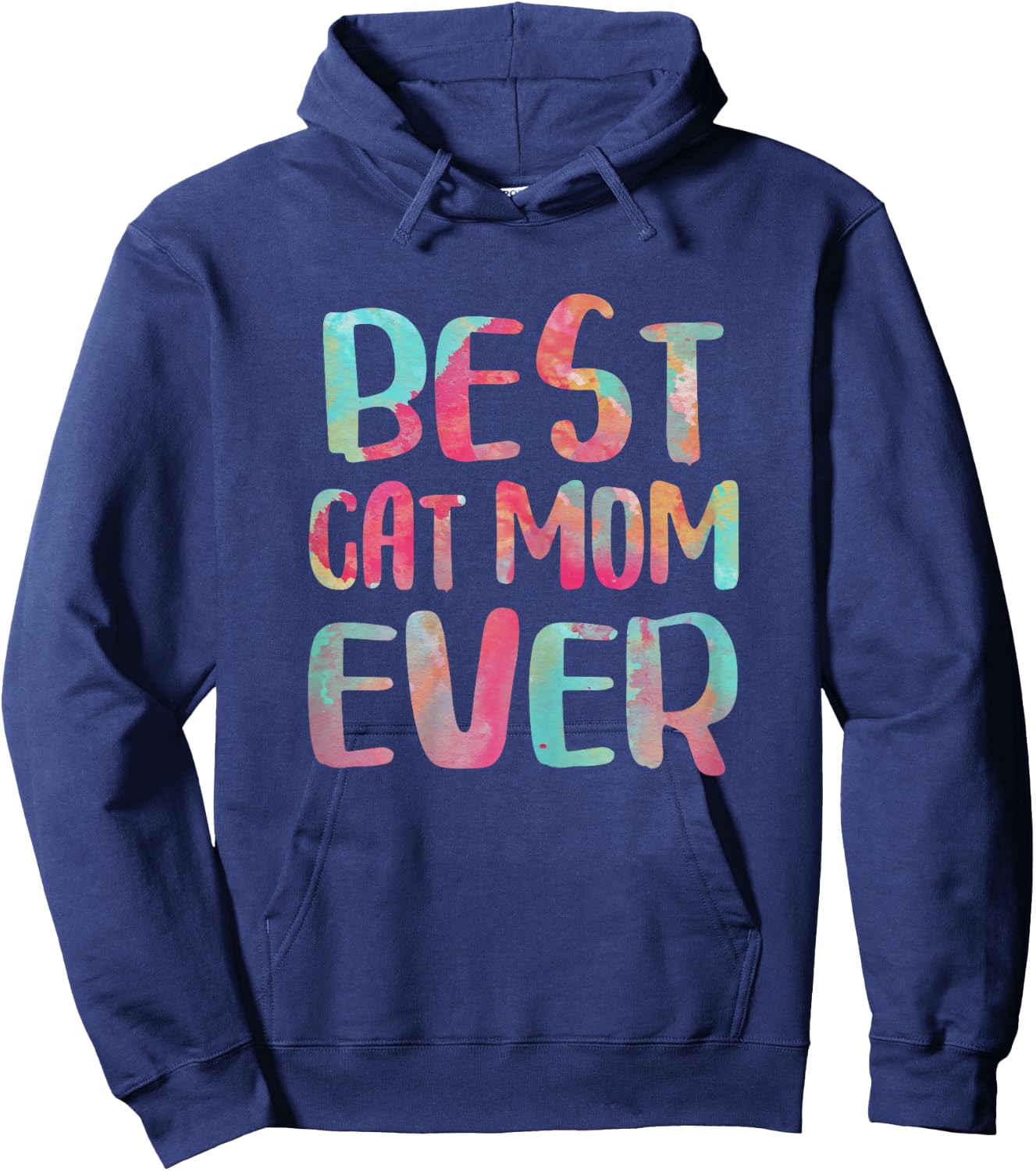 Best Cat Mom Ever Shirt Women Cat Lover Mothers Day Hoodie - Hoodie | Navy
