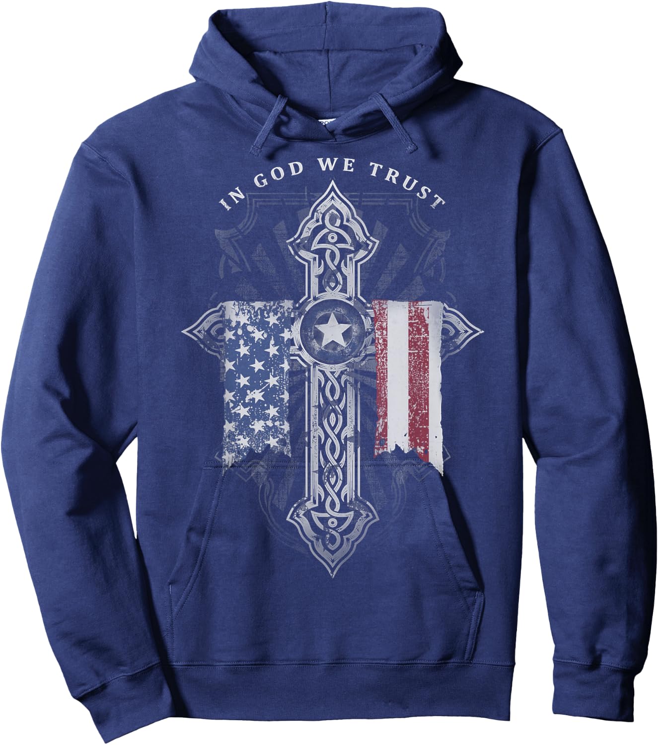 In God We Trust Hoodie - Hoodie | Navy