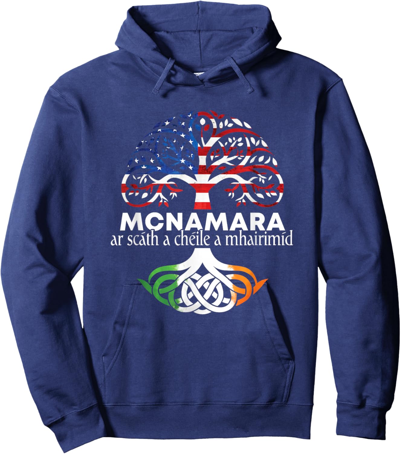 McNamara Irish Family Name Celtic Irish Roots Hoodie - Hoodie | Navy