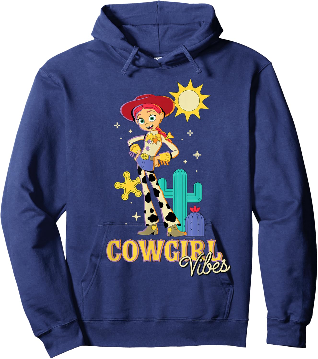 Disney and Pixar's Toy Story 5 Sheriff Jessie Cowgirl Vibes Hoodie - Hoodie | Navy