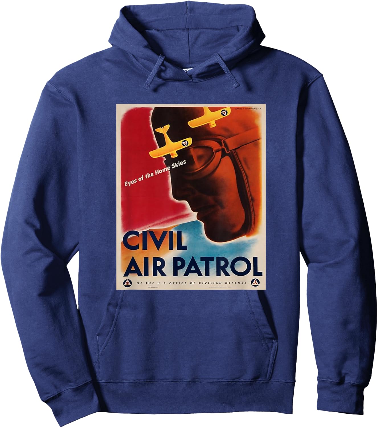 Civil Air Patrol Vintage Hoodie - Hoodie | Navy