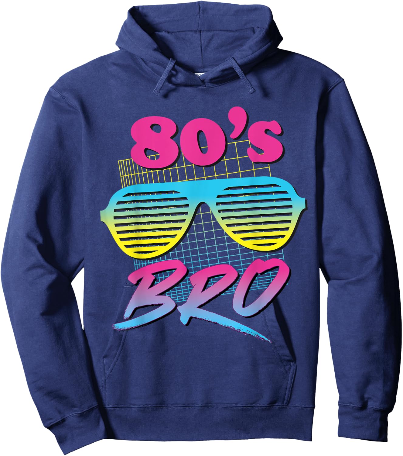 This is My 80s Bro Costume Party Hoodie - Hoodie | Navy