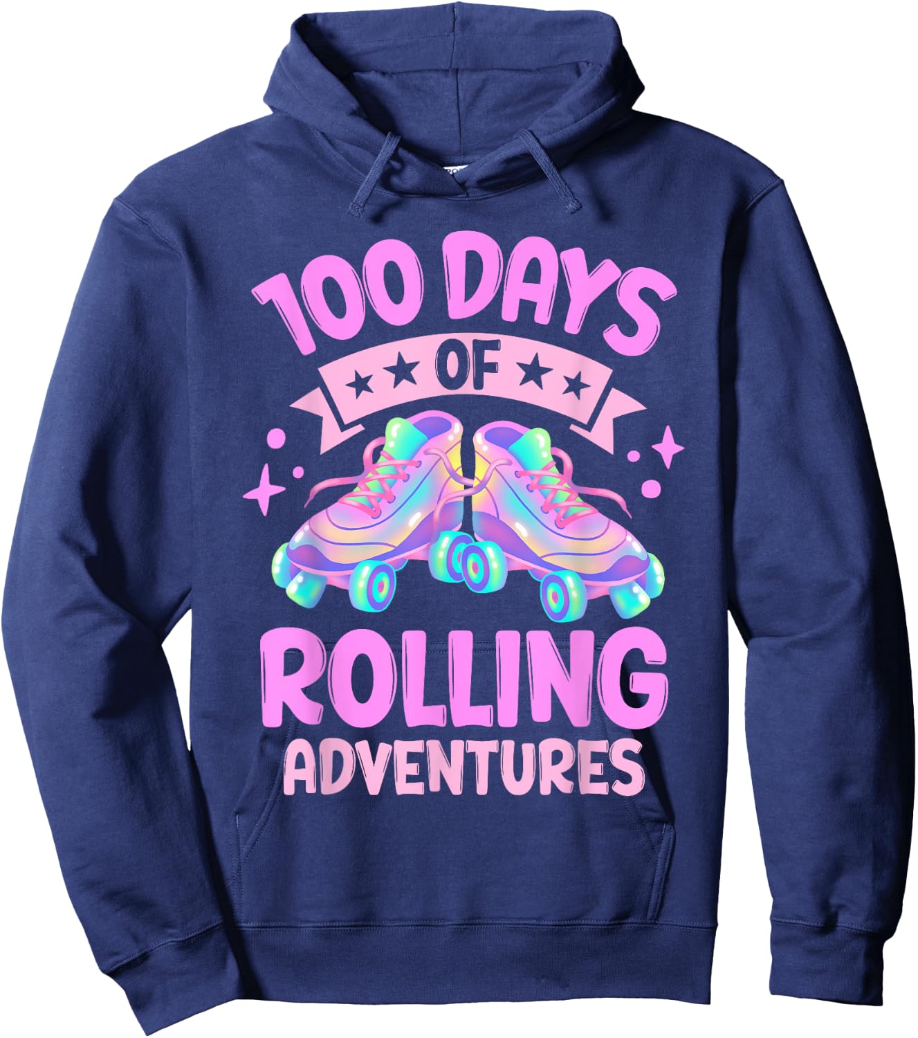 100 Days Of Rolling Adventures 100 Days Of School Hoodie - Hoodie | Navy