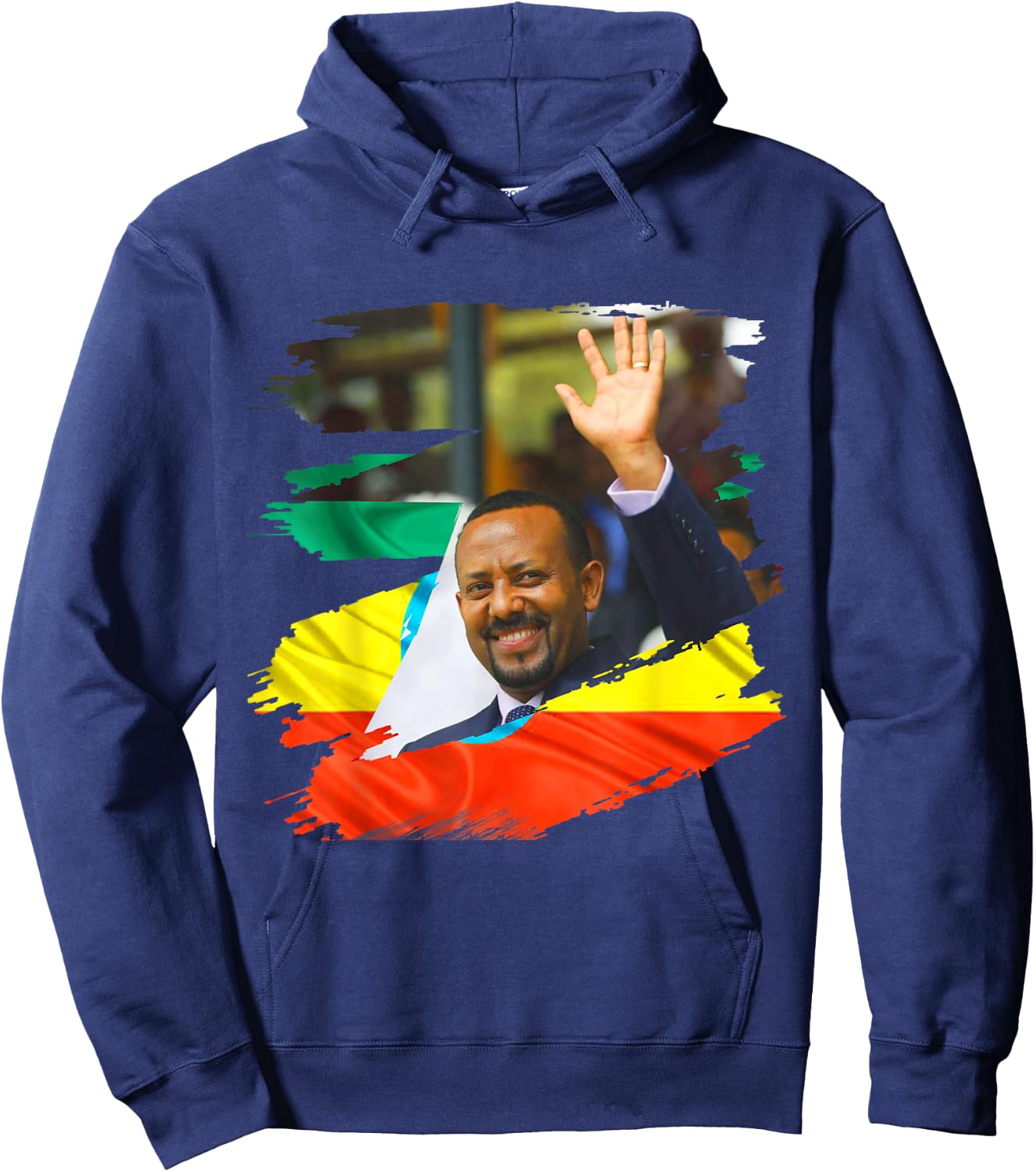 Dr. Abiy Ahmed shirt the Ethiopian Prime Minister T shirt Hoodie - Hoodie | Navy