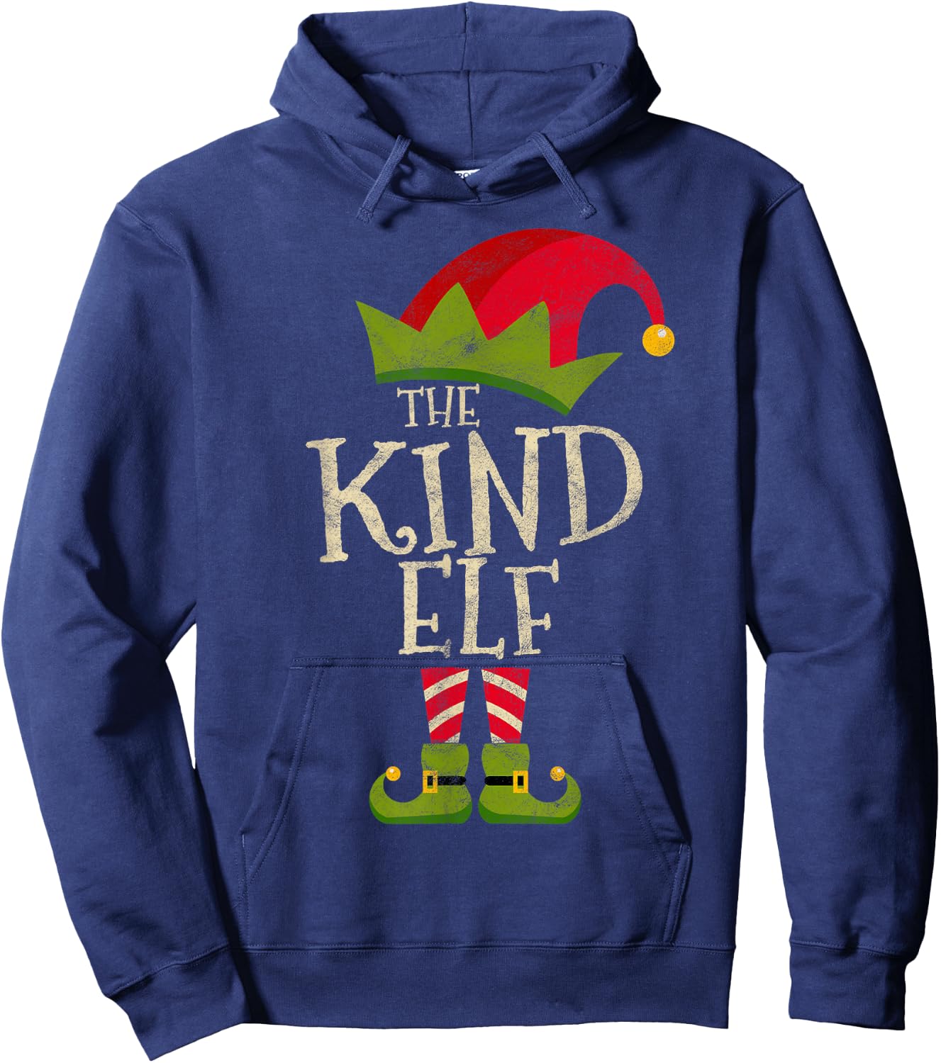 Easy The Kind Elf Xmas Costume Family Group Gift Christmas Hoodie - Hoodie | Navy