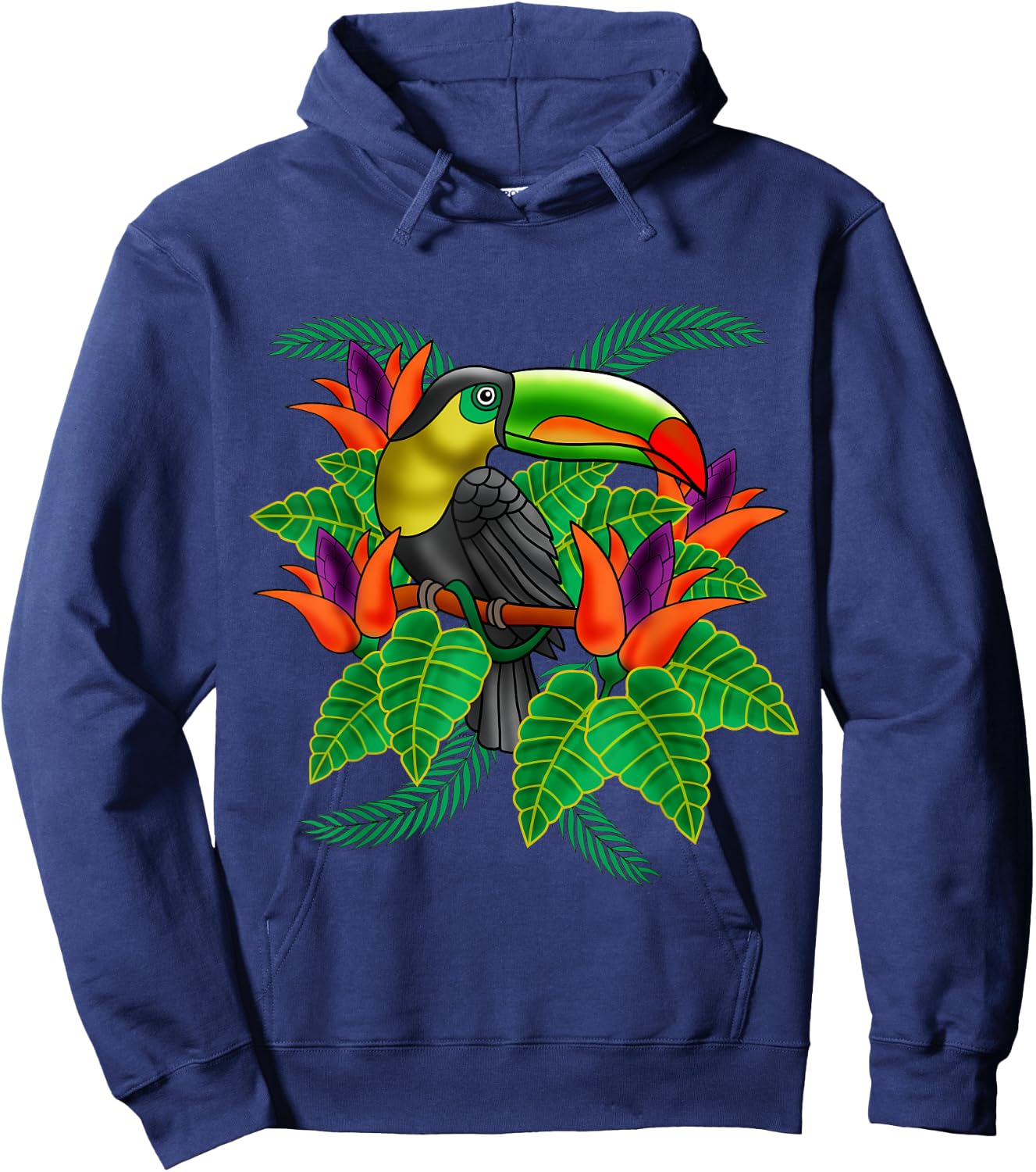 Toucan Tucan Funny Tropical Bird Cool Animal Gift Hoodie - Hoodie | Navy