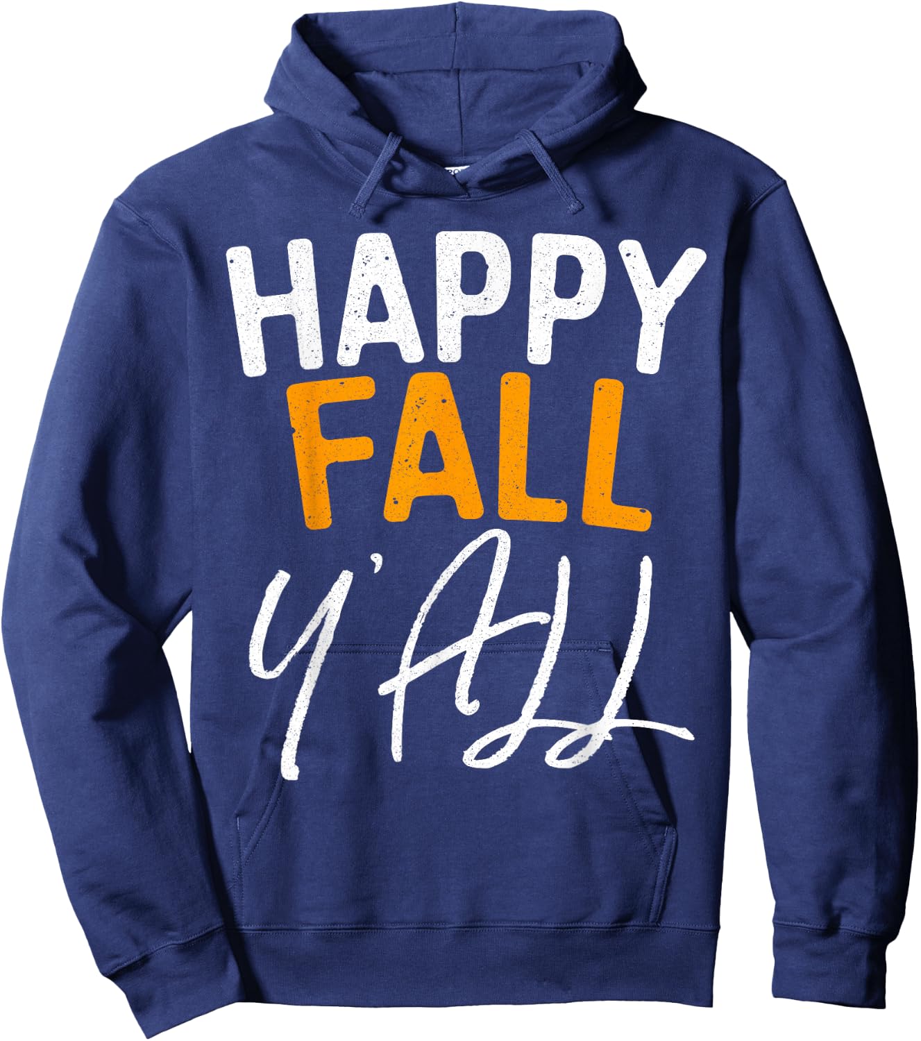 Happy Fall Y'all Shirt Men Women Kids Fall Season Hoodie - Hoodie | Navy