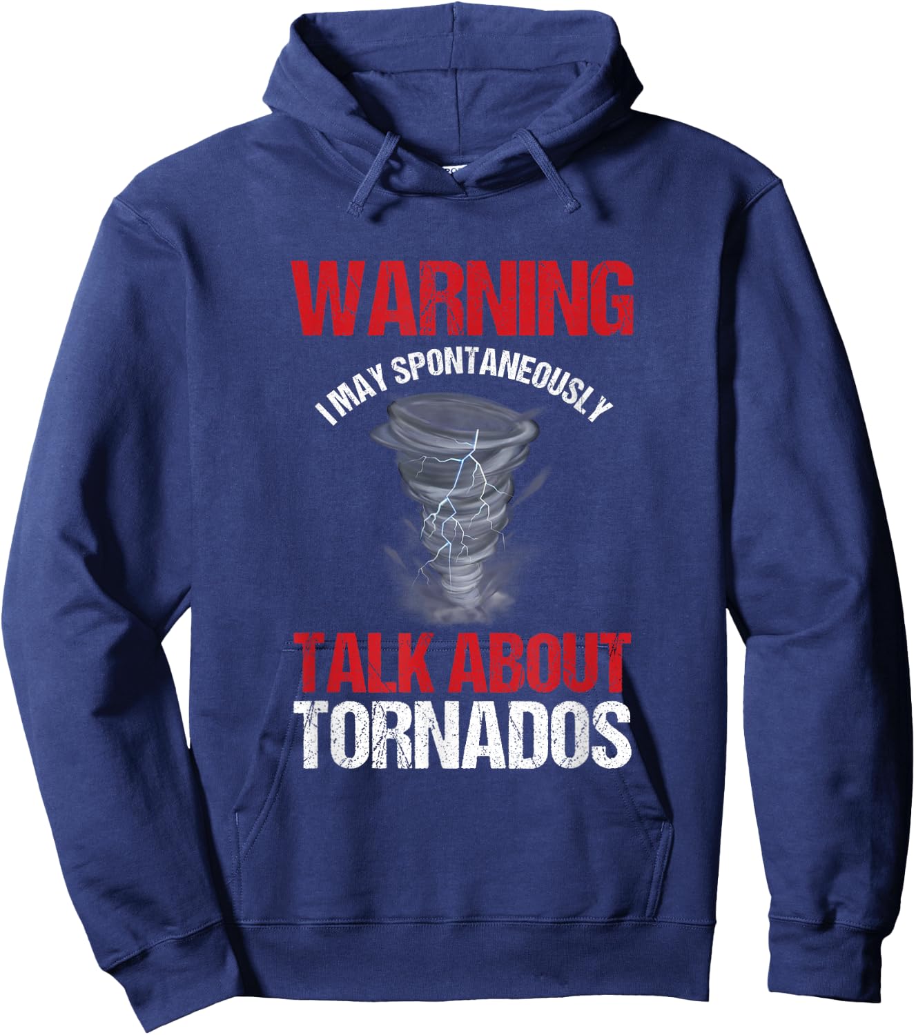 Storm Chaser Weather Forecaster Meteorologist Tornadoes Hoodie - Hoodie | Navy