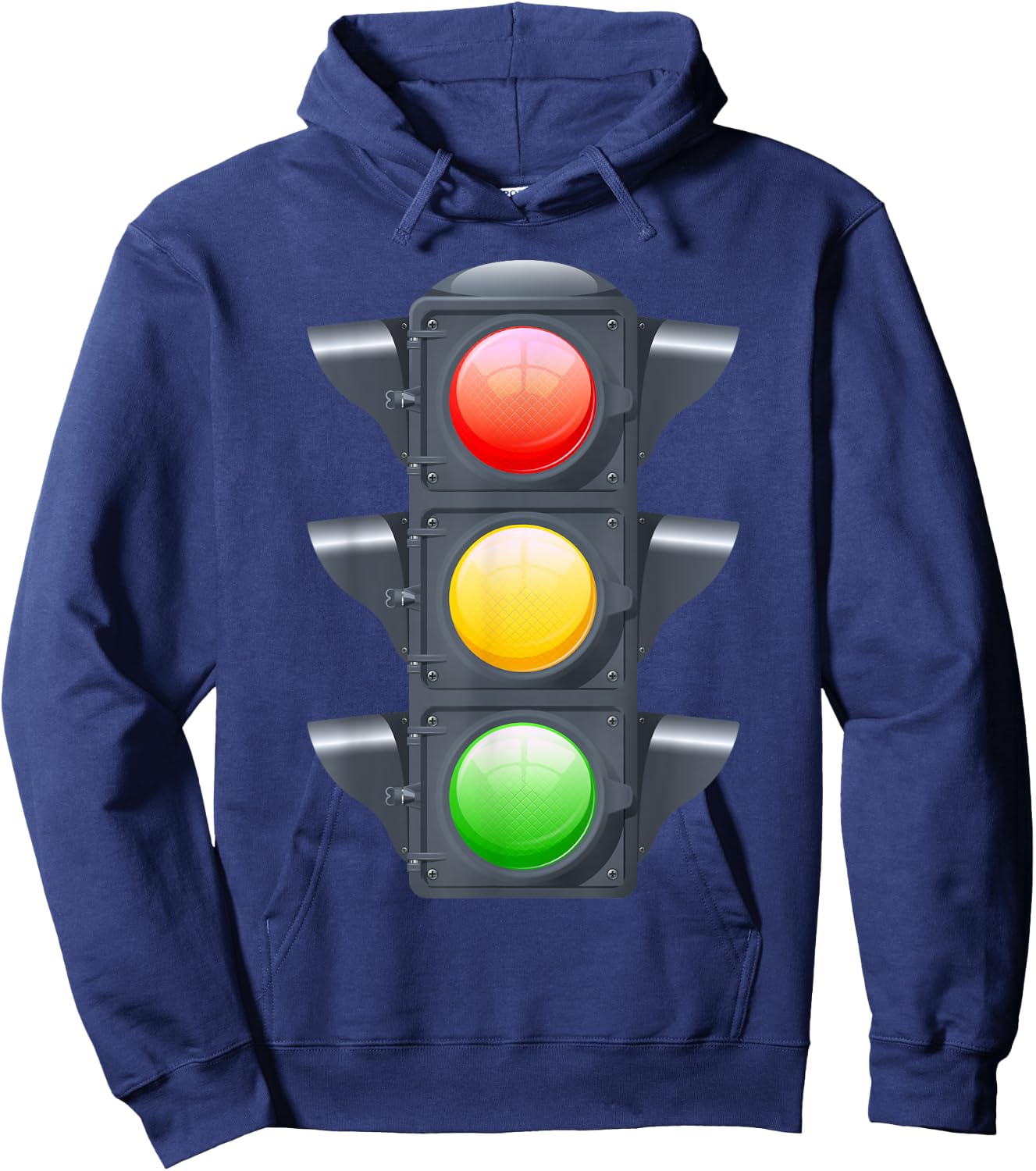 Green Traffic Light Signal Lover Stop Caution Go T Shirt Hoodie - Hoodie | Navy