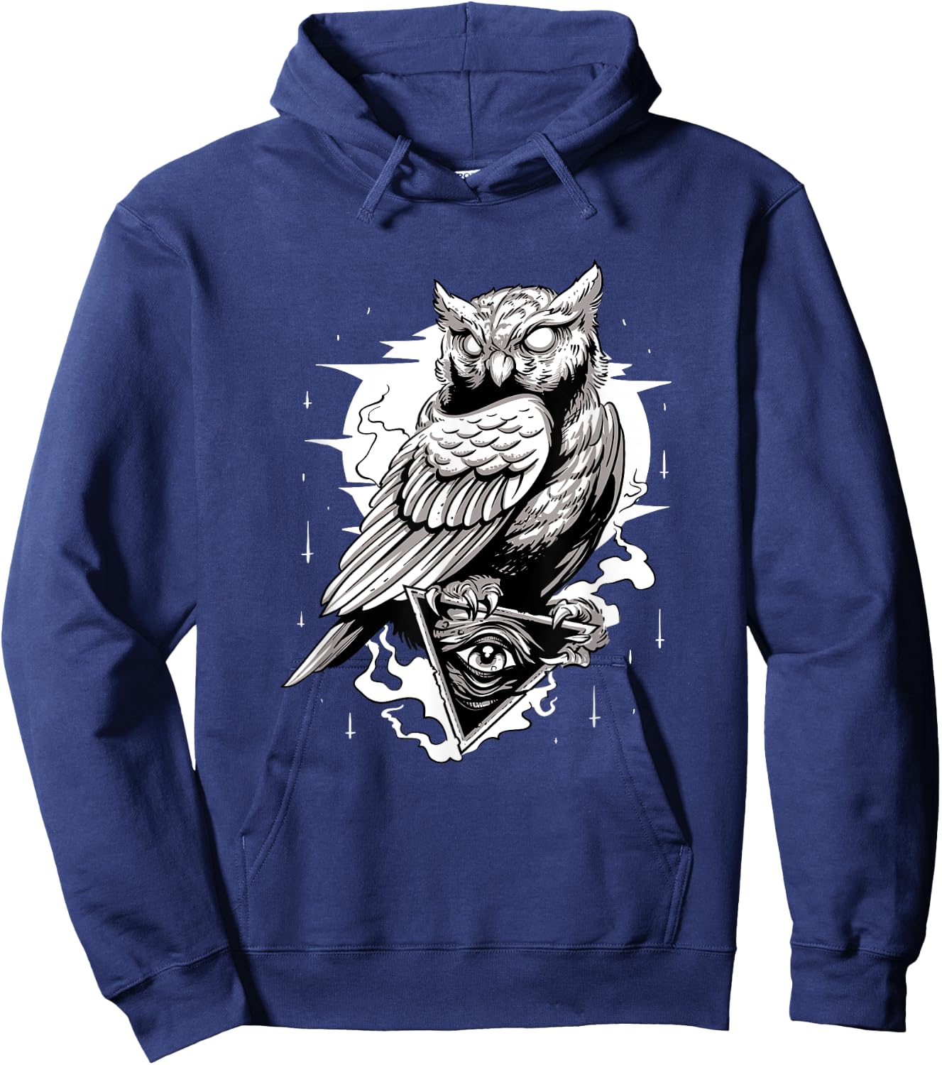 Owl Pyramid Secret Illuminati Owl Conspiracy Shirt Hoodie - Hoodie | Navy