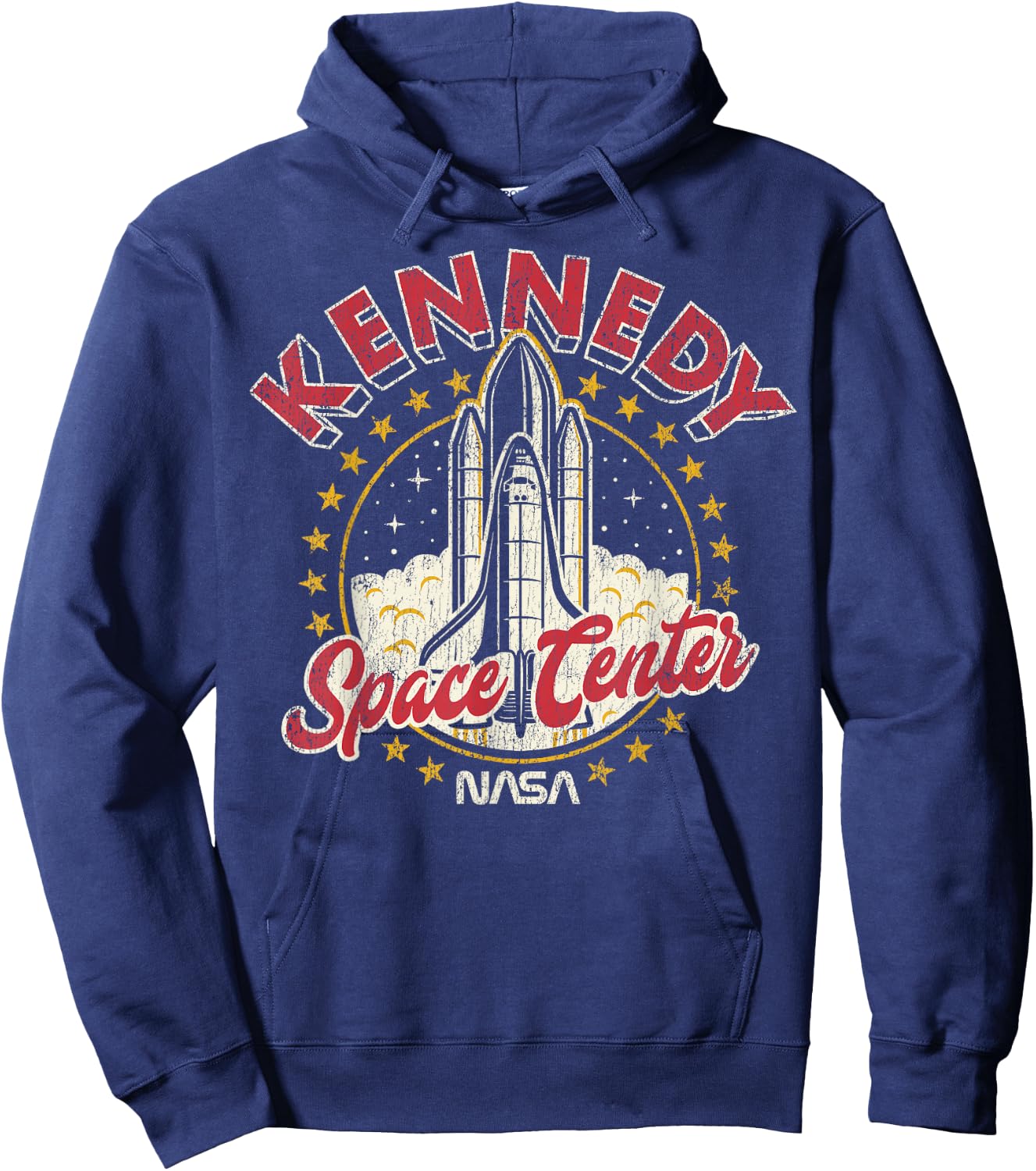 NASA Kennedy Space Center Red 3D Hoodie - Hoodie | Navy