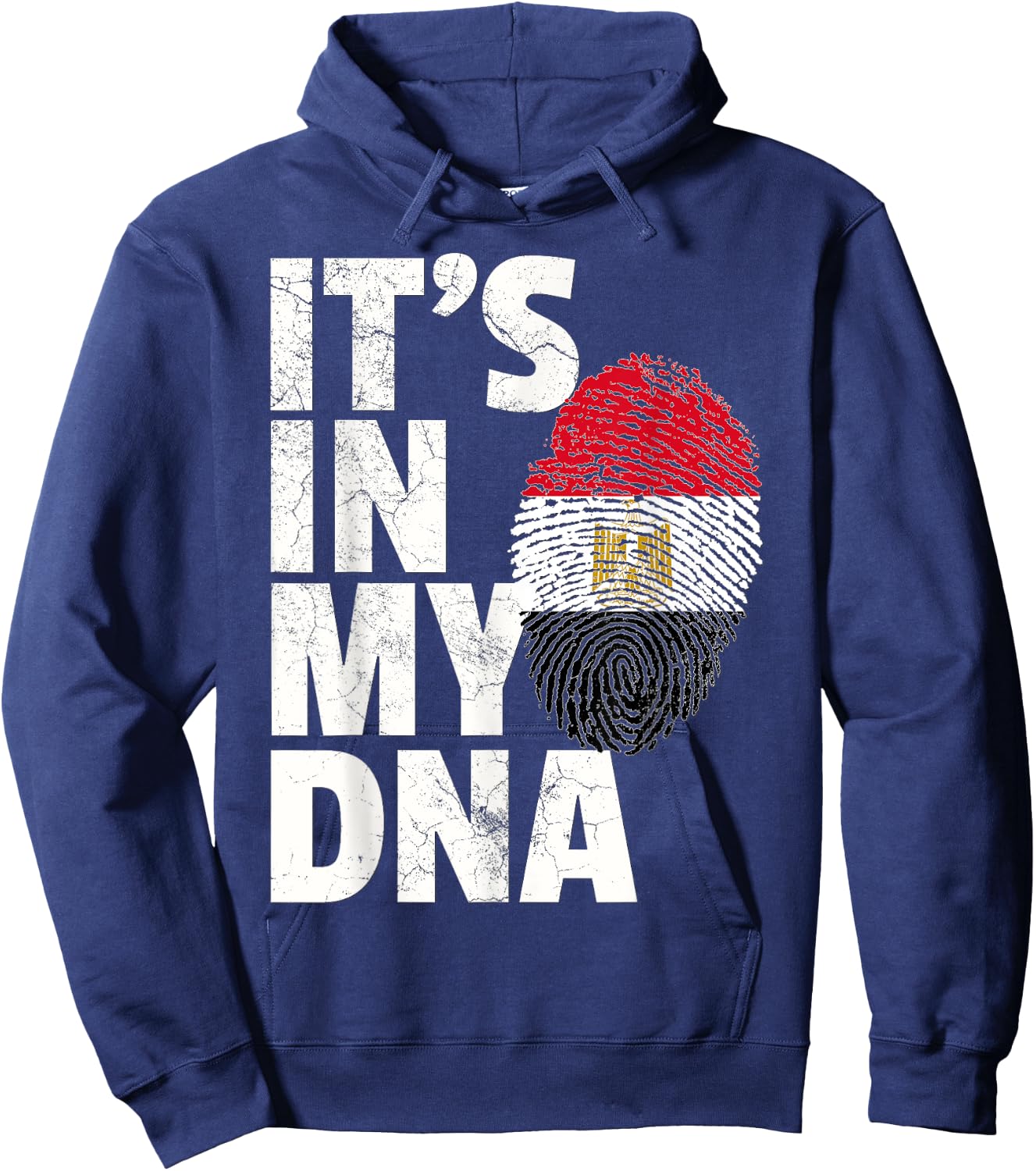 IT'S IN MY DNA Egypt Egyptian Flag Men Women Kids Gift Hoodie - Hoodie | Navy