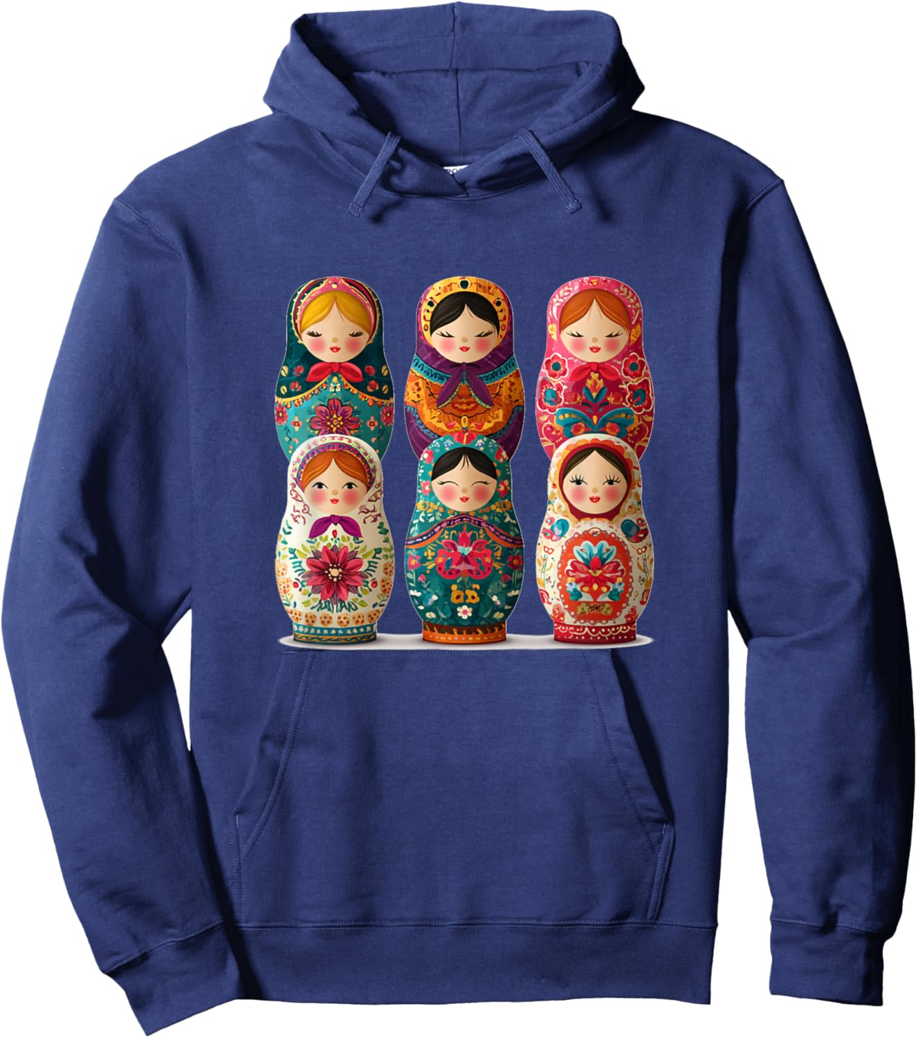 Pretty Matryoshka Doll Costume Hoodie - Hoodie | Navy