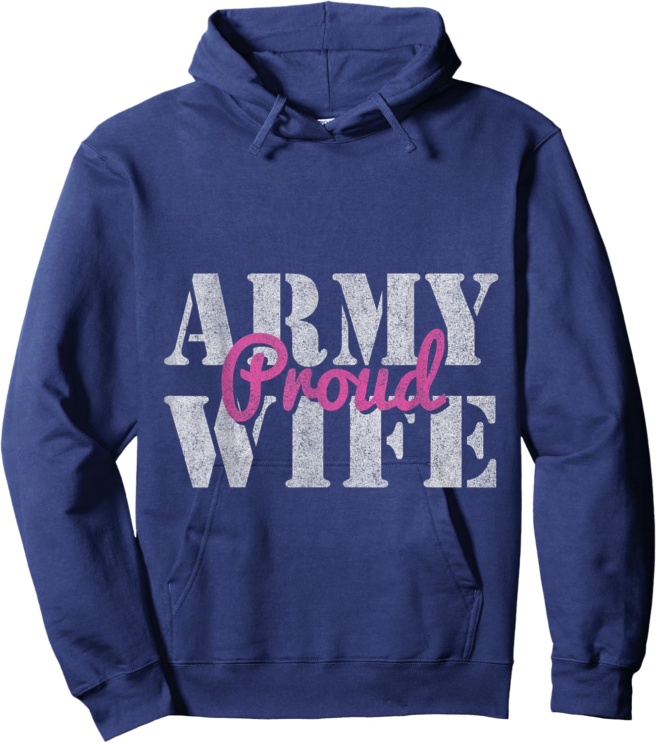 Proud Army Wife Hoodie - Hoodie | Navy
