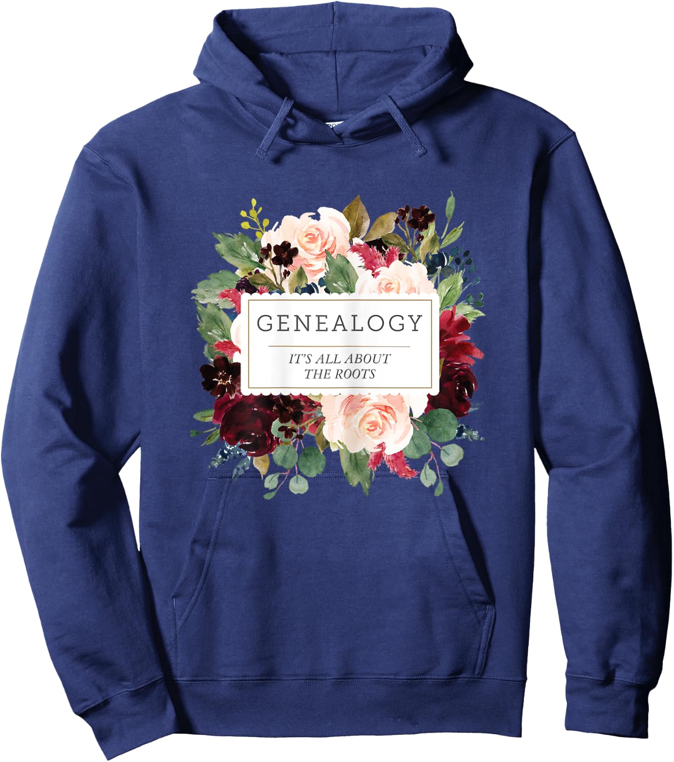 Genealogy Gift Genealogist Gift Ladies Family Research Hoodie - Hoodie | Navy