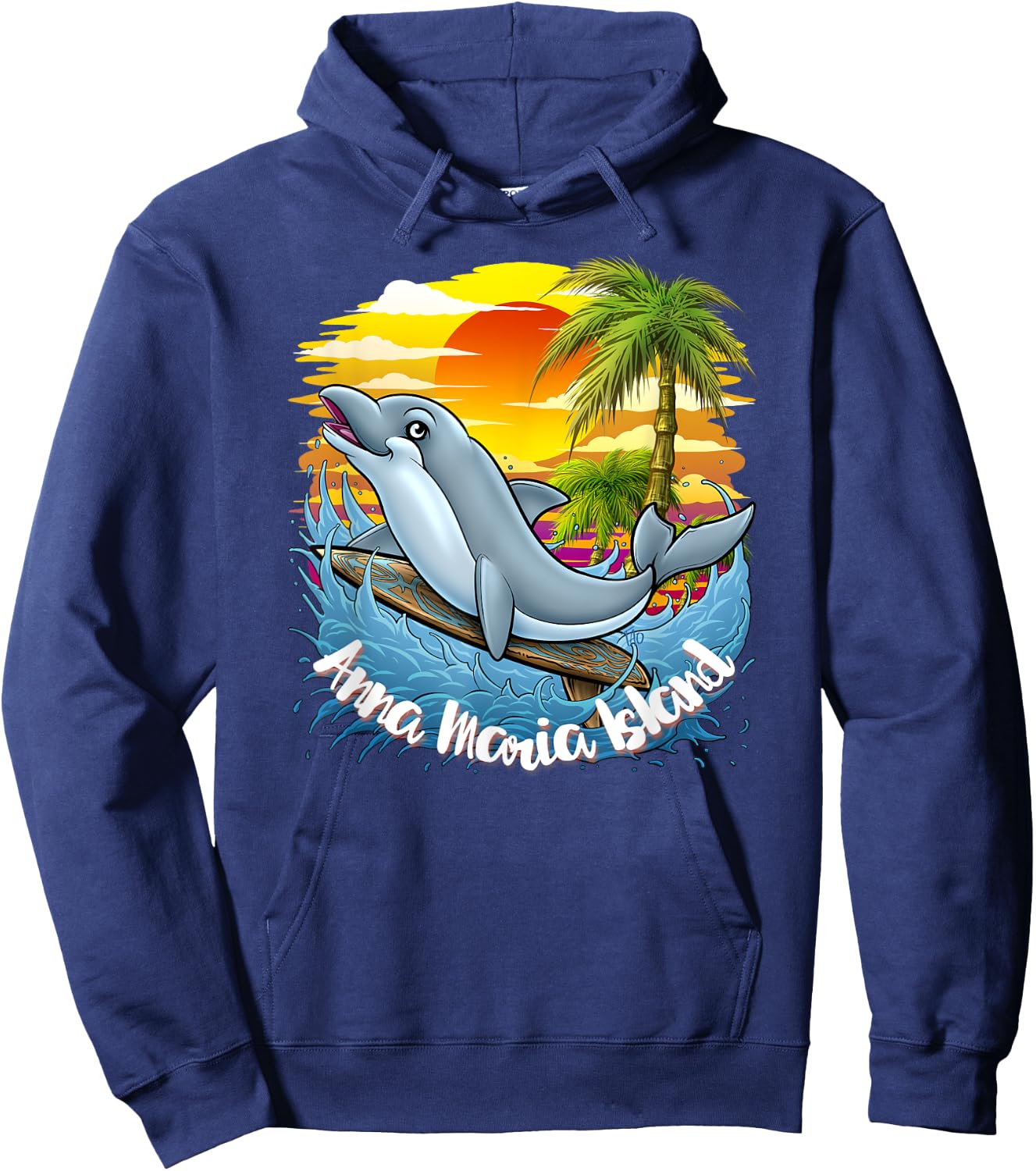 Anna Maria Island Beach Shirt Spring Break Florida Hoodie - Hoodie | Navy