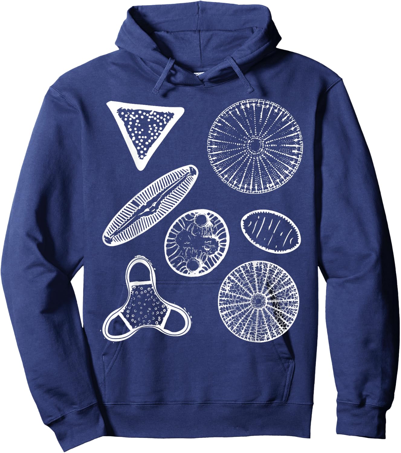 Diatoms Beautiful Science Hoodie - Hoodie | Navy