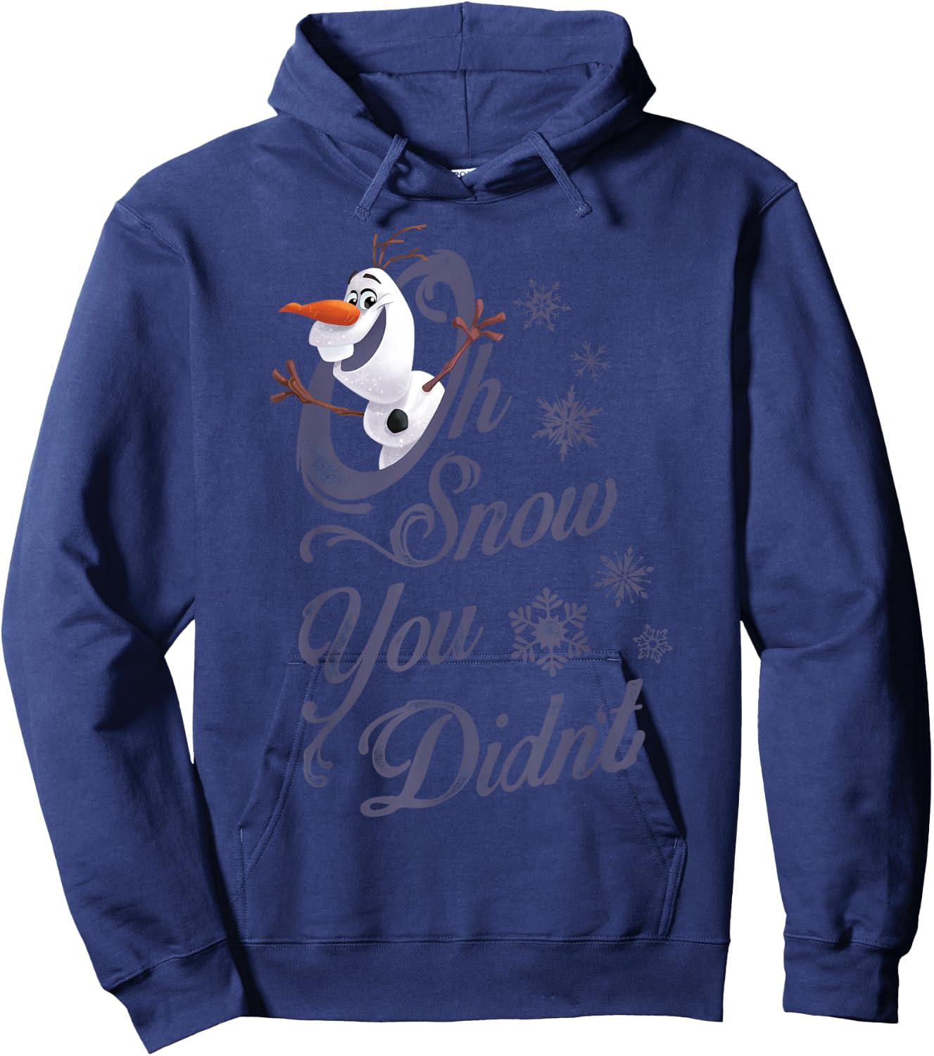 Disney Frozen Olaf Oh Snow You Didn't Graphic Hoodie - Hoodie | Navy