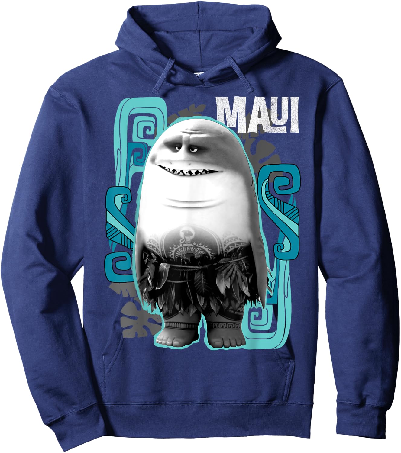 Disney Moana Maui Half Shark Hoodie - Hoodie | Navy