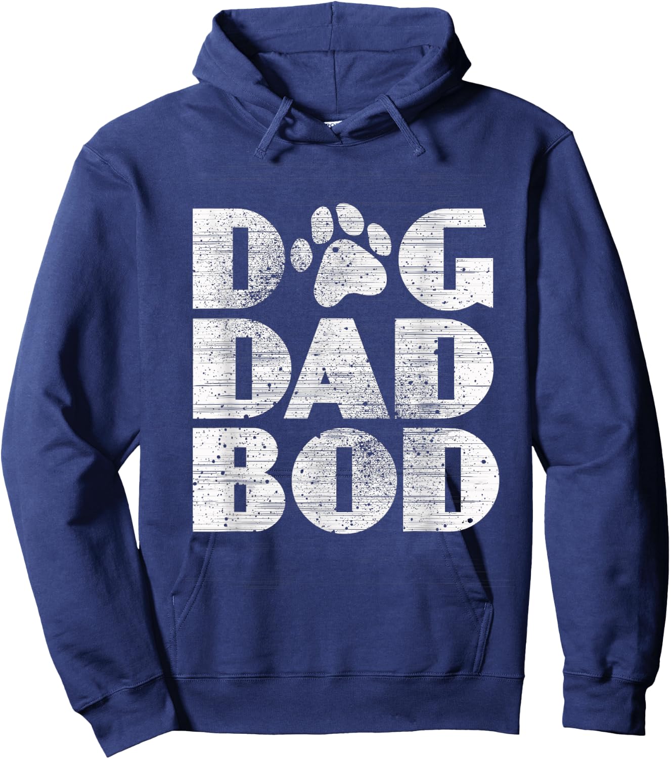 Funny Pet Owner Fitness Dog Dad Bod Shirt Hoodie - Hoodie | Navy
