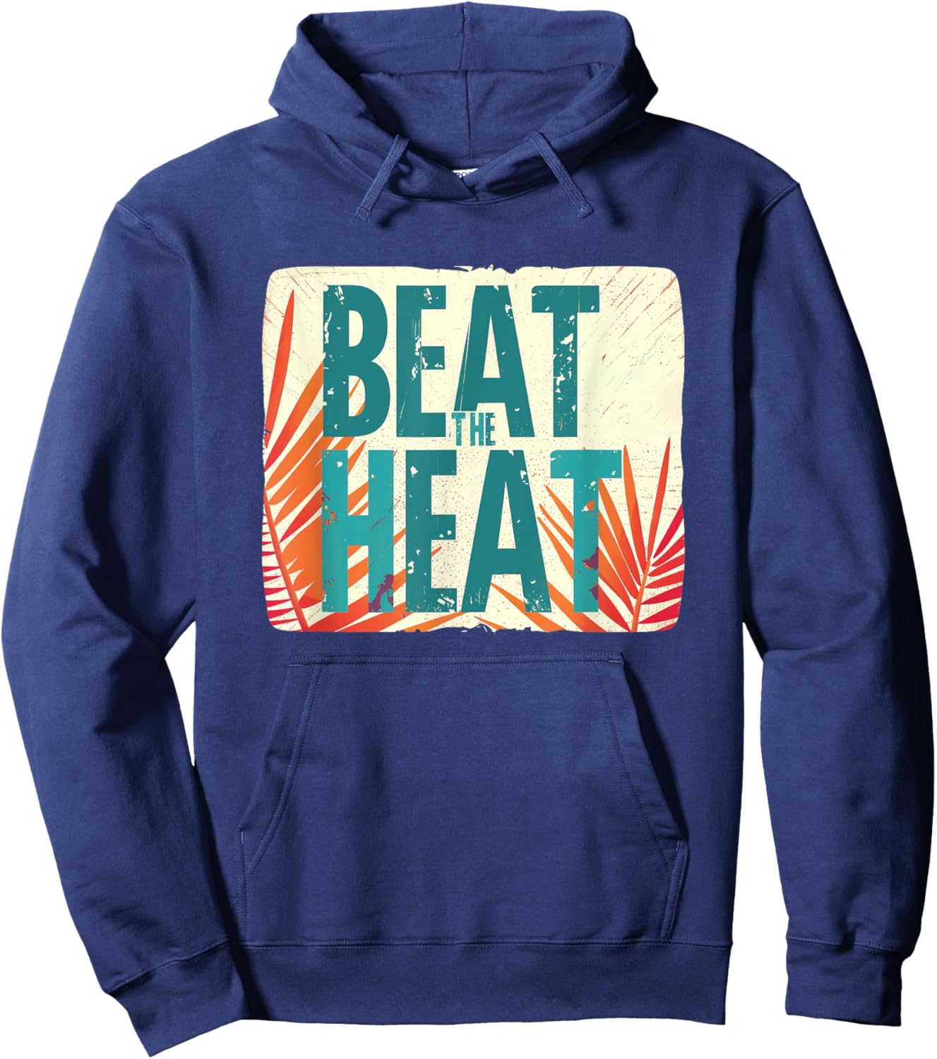 Cool Beat the Heat with This Summer Look Hoodie - Hoodie | Navy