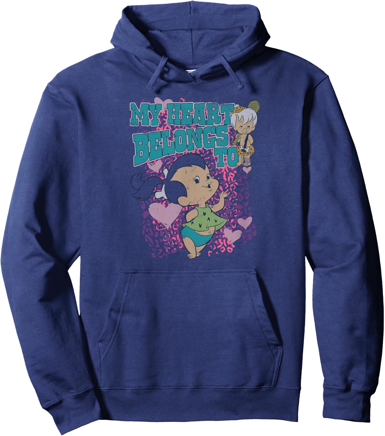 The Flintstones Pebbles My Heart Hoodie - Hoodie | Navy