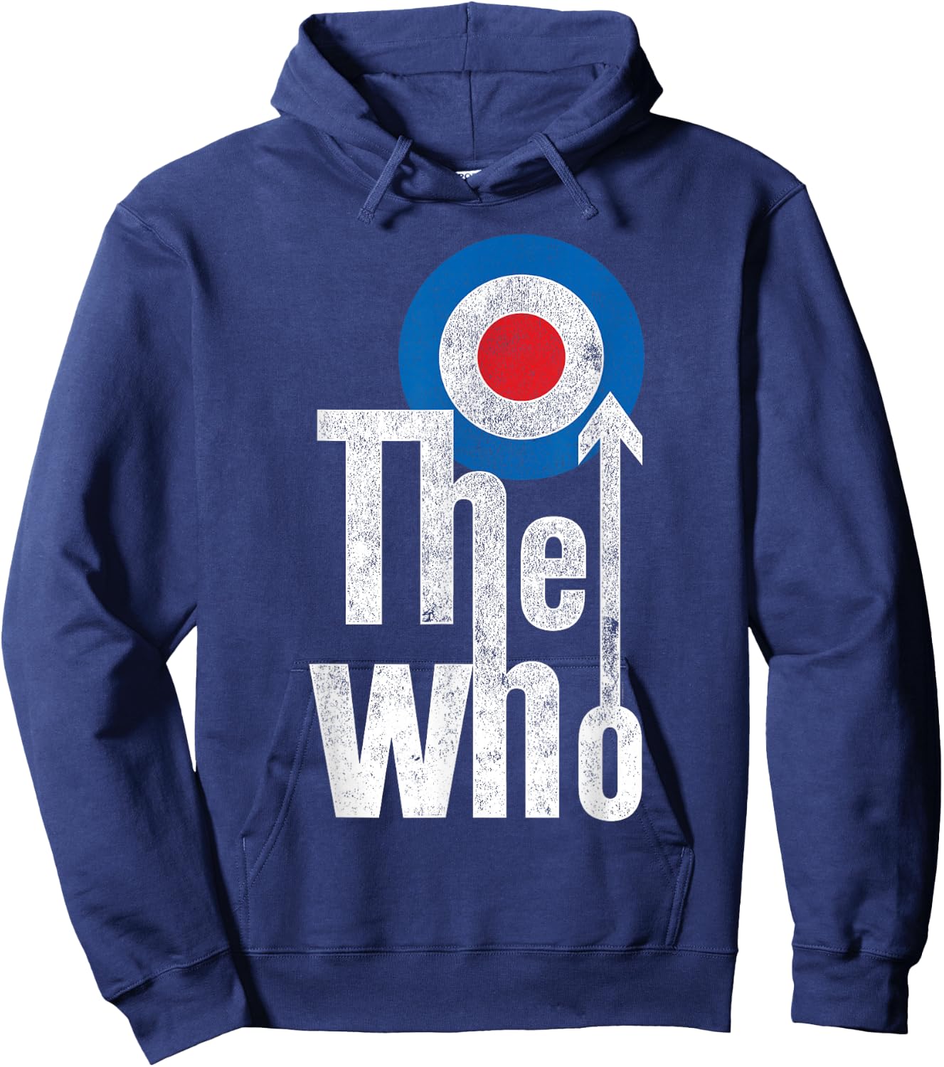 The Who Official Target Logo Arrow Hoodie - Hoodie | Navy