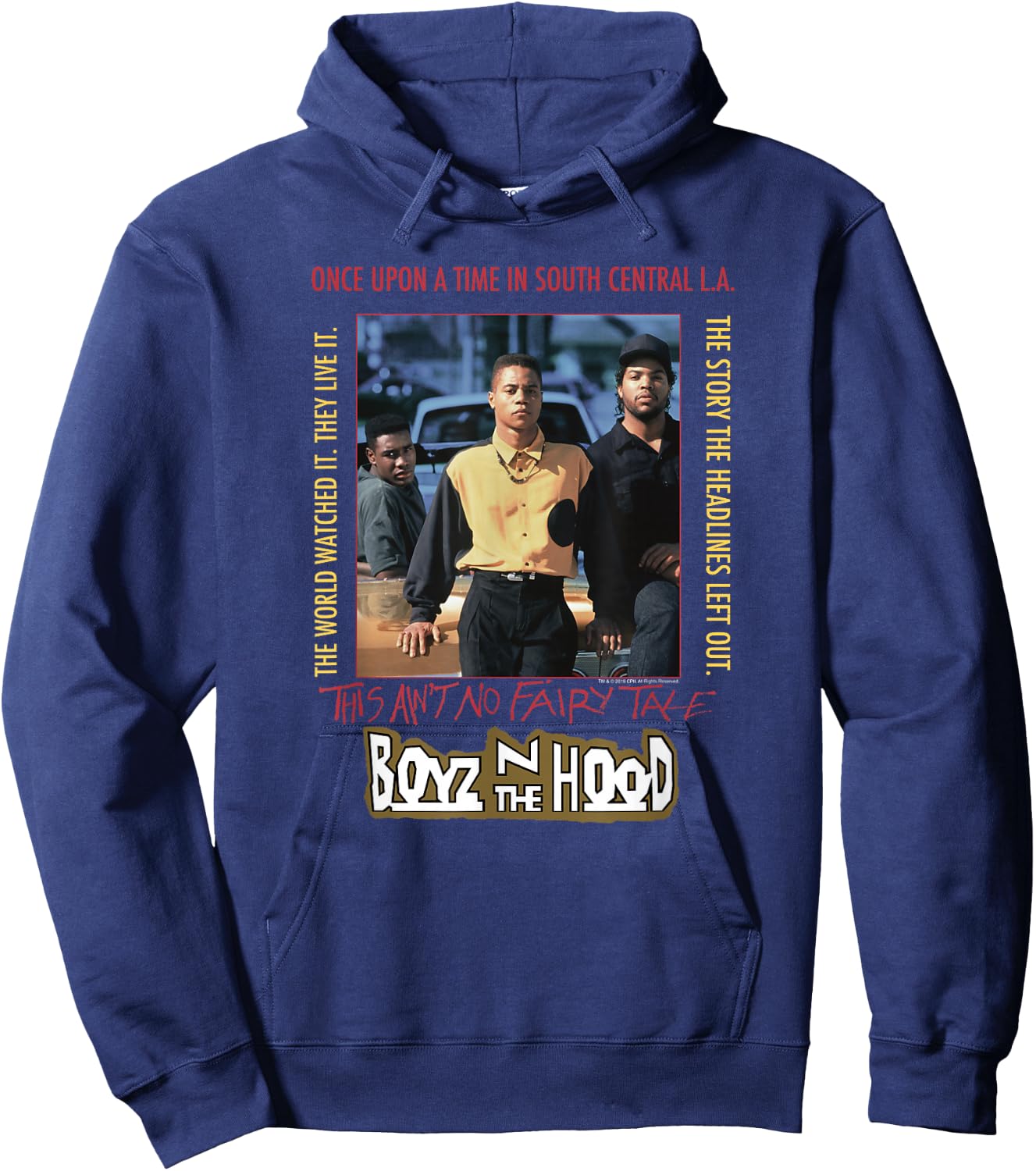 Boyz n The Hood Vintage Poster Hoodie - Hoodie | Navy