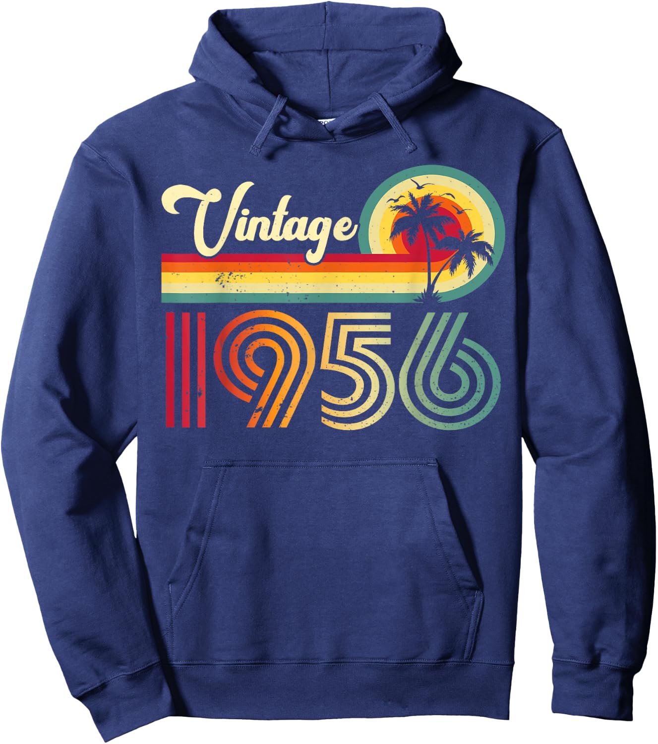 Vintage 1956 Classic 70 Year Old 70th Birthday Men Women Hoodie - Hoodie | Navy