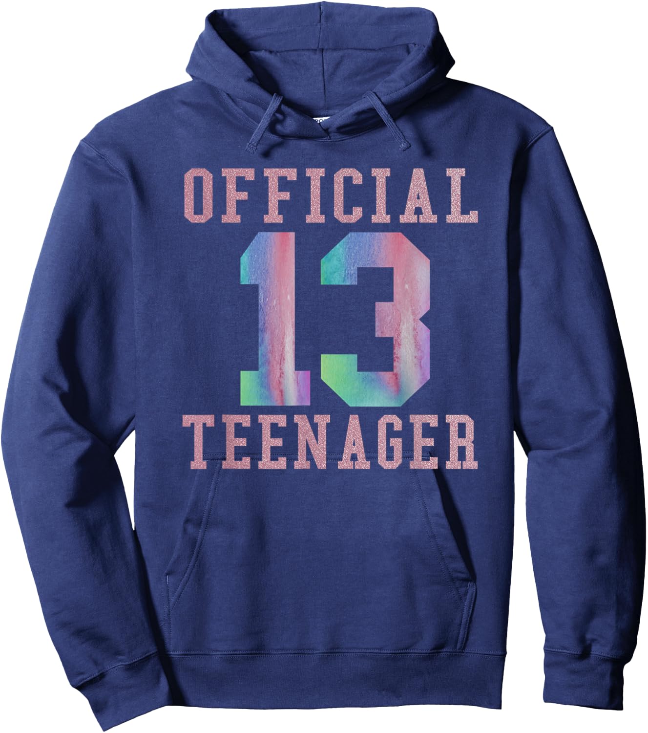 Official Teenager Sweet 13th Birthday Gift Girls Hoodie - Hoodie | Navy