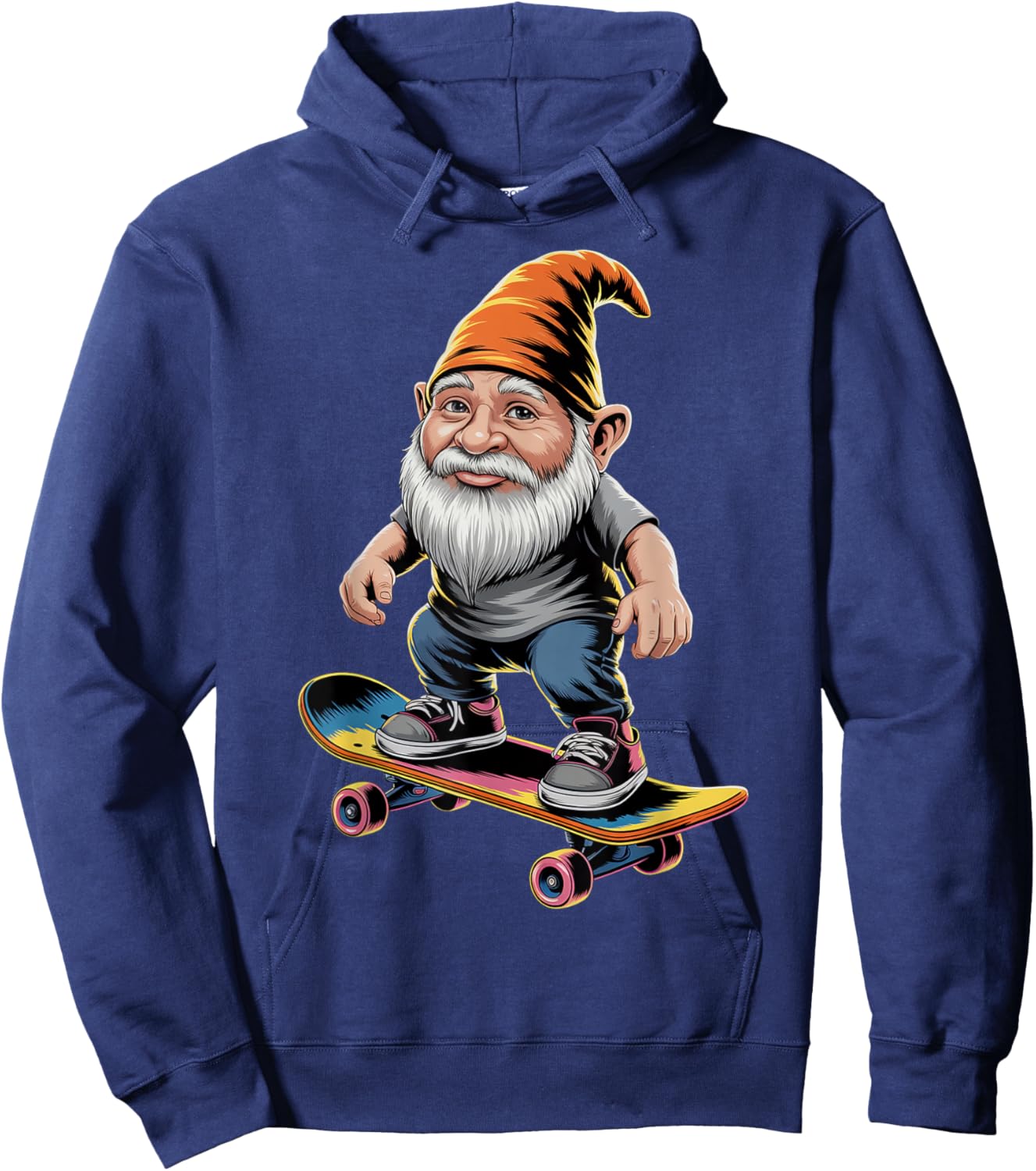 Skateboarding Gnome Hoodie - Hoodie | Navy