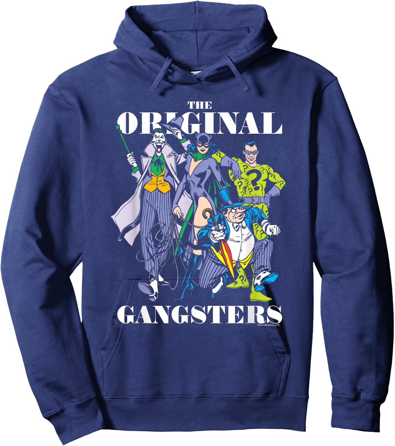 Batman Original Gangsters T Shirt Hoodie - Hoodie | Navy