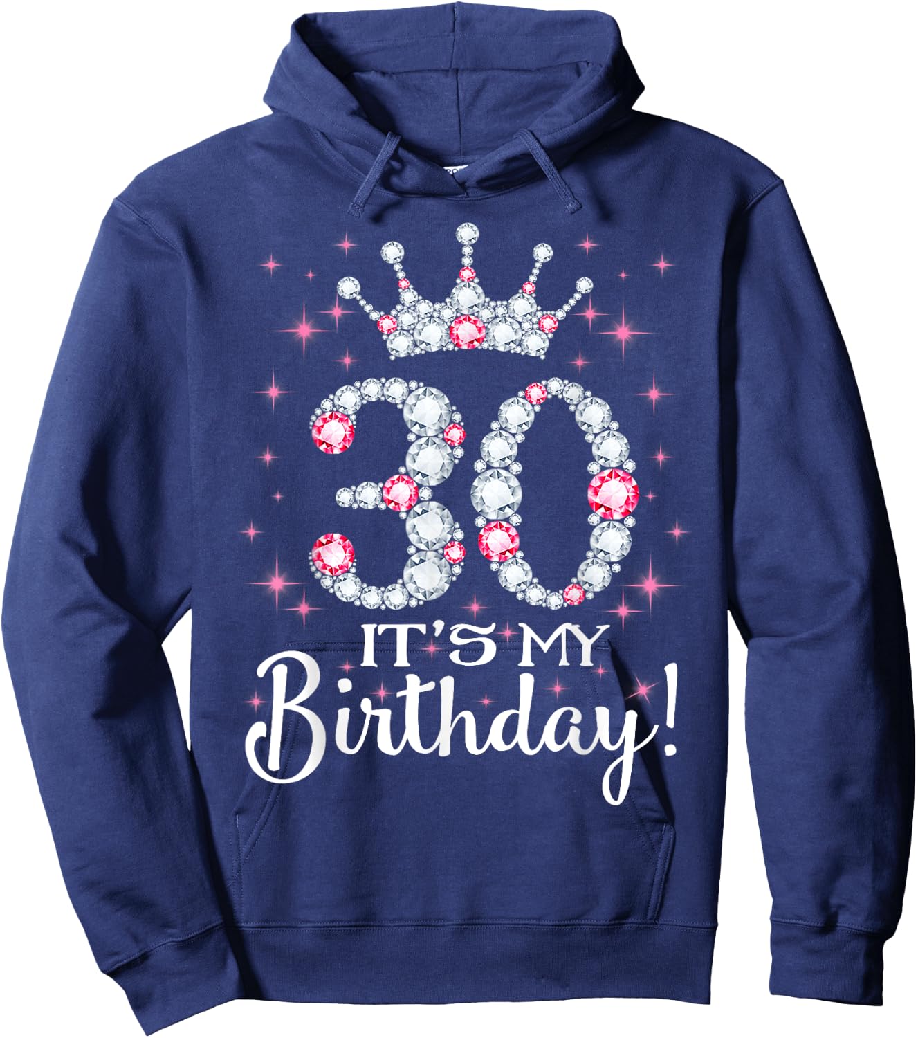 30 It's My Birthday 1989 30Th Birthday Gift Hoodie - Hoodie | Navy