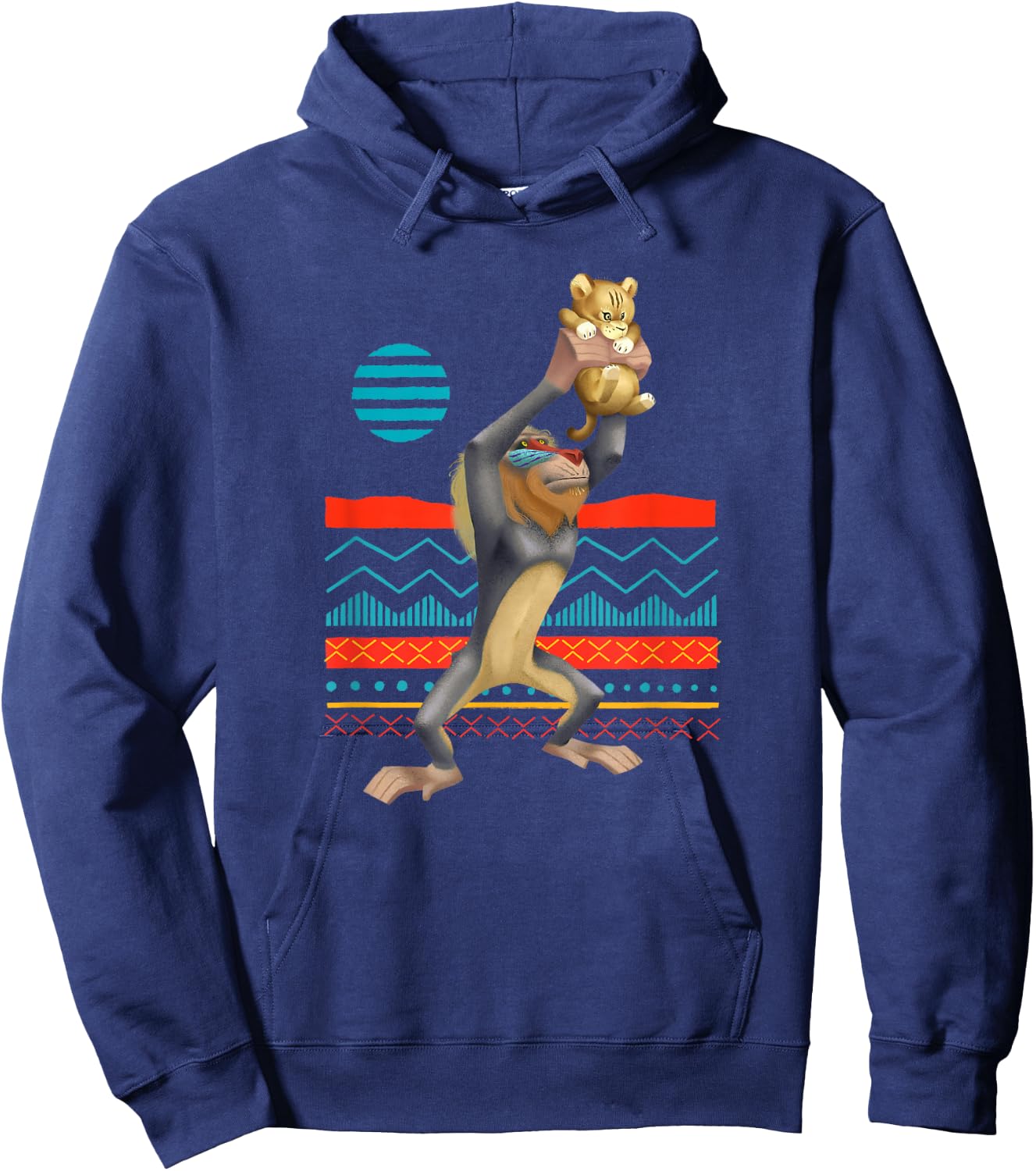 Disney The Lion King Rafiki Baby Simba Live Action Hoodie - Hoodie | Navy