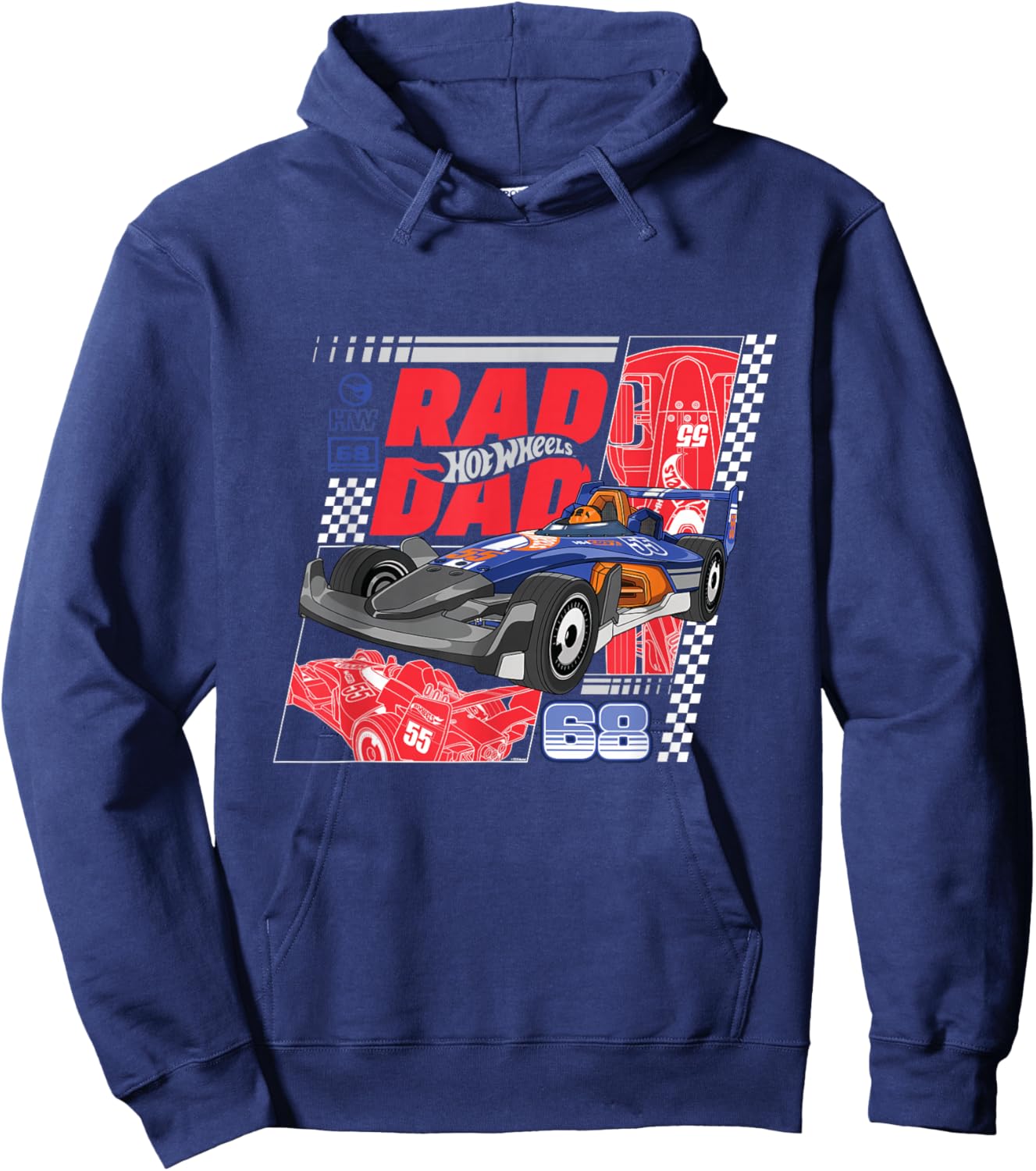 Hot Wheels Rad Dad Hoodie - Hoodie | Navy