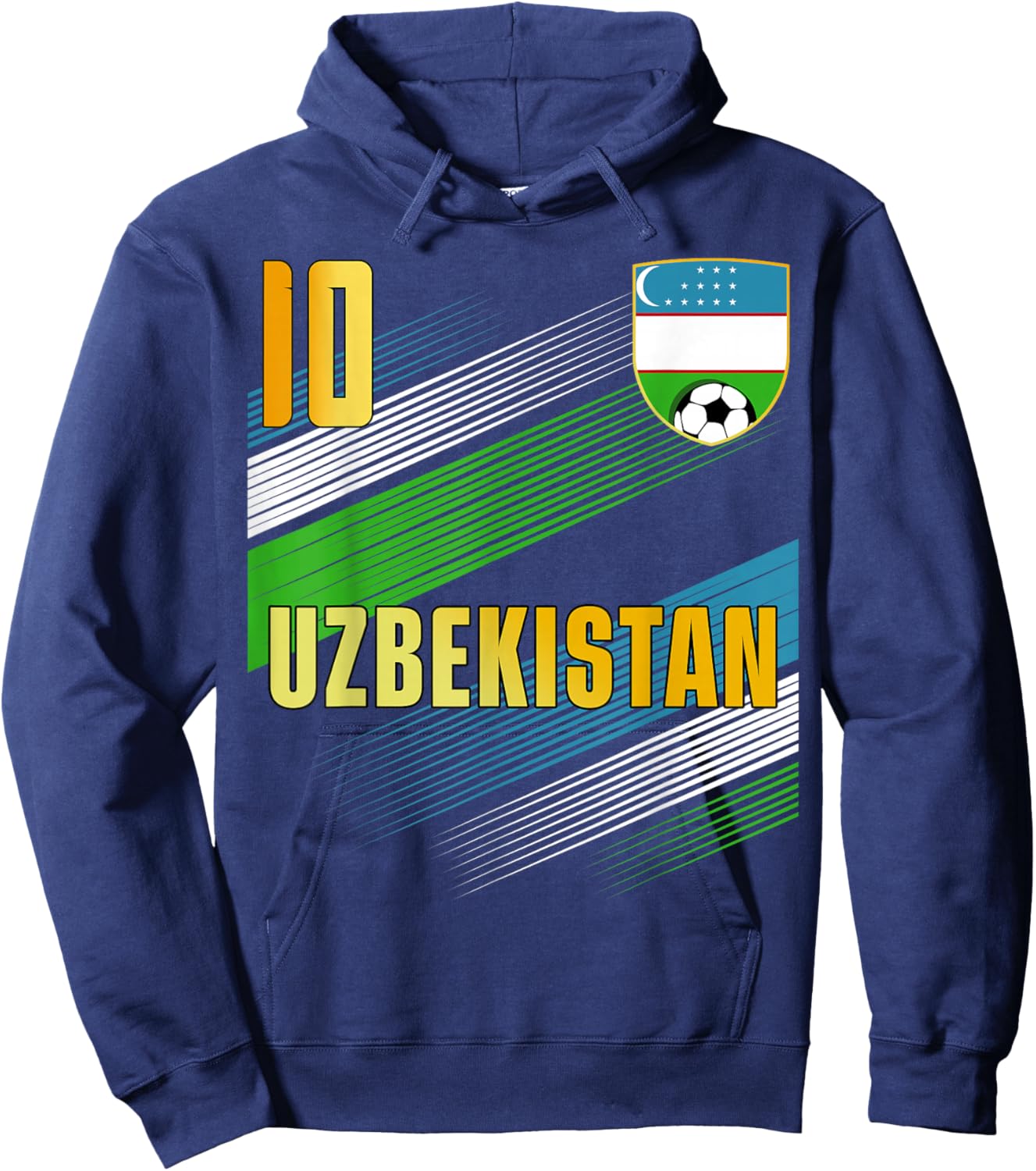 Uzbekistan Flag Uzbekistani Pride Lovers Hoodie - Hoodie | Navy