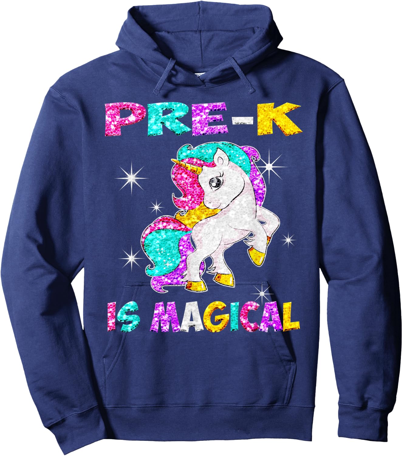 Pre-K is Magical Unicorn Back to School Hoodie - Hoodie | Navy