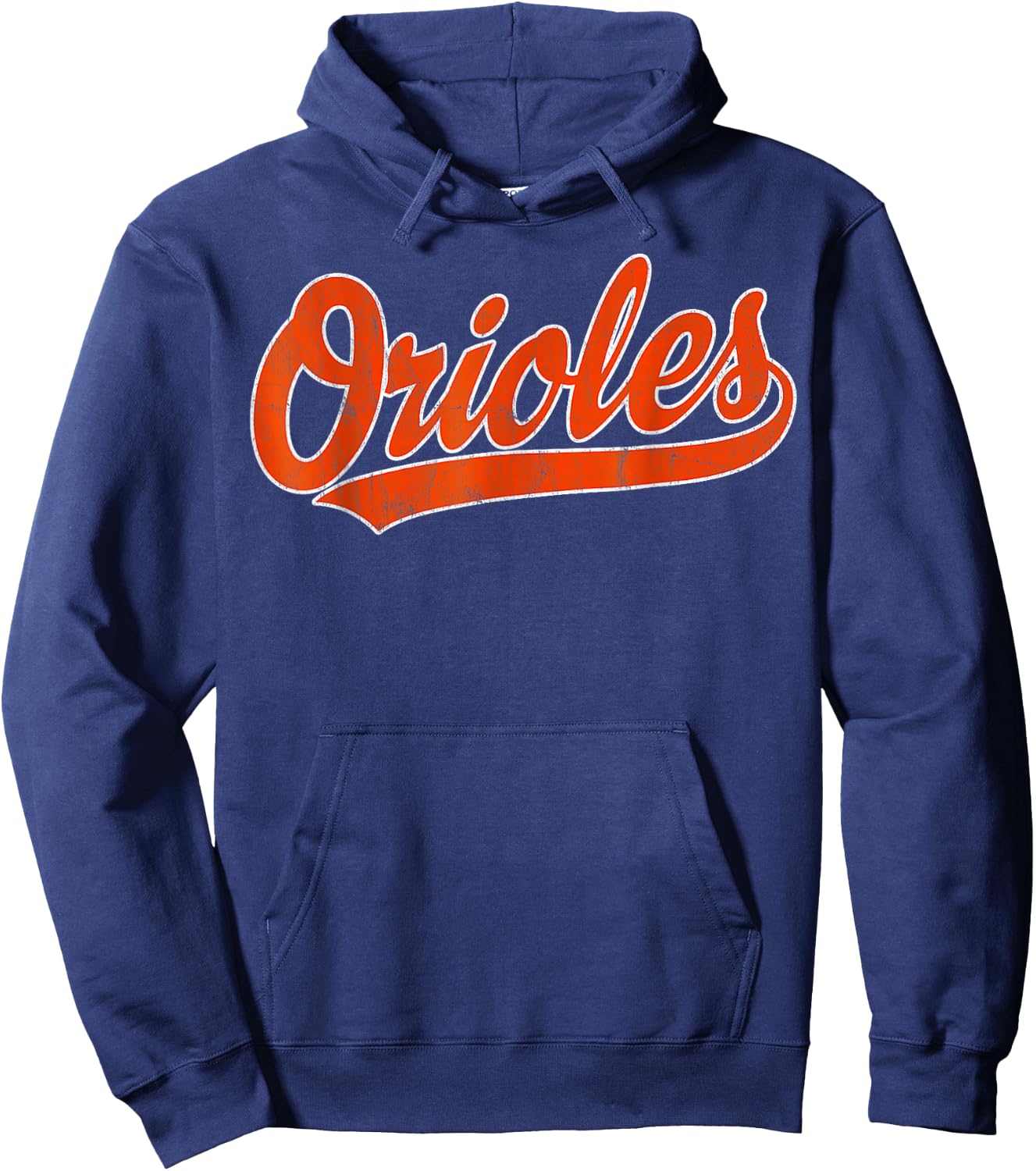 Retro Oriole Vintage Hoodie - Hoodie | Navy