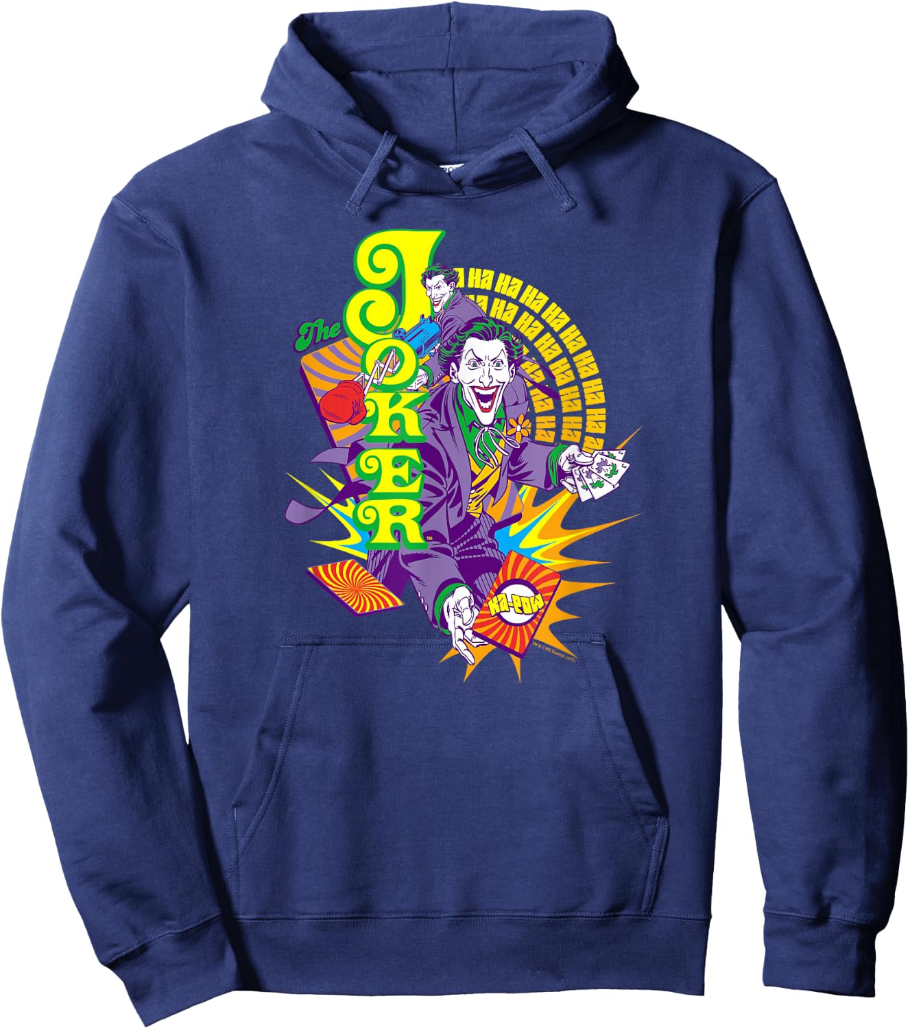 Batman the Joker Raw Deal Hoodie - Hoodie | Navy
