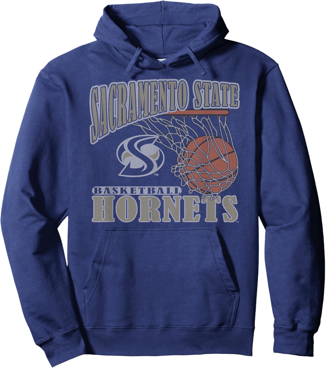 Sacramento State Hornets Basketball Vintage Lift Green Hoodie - Hoodie | Navy