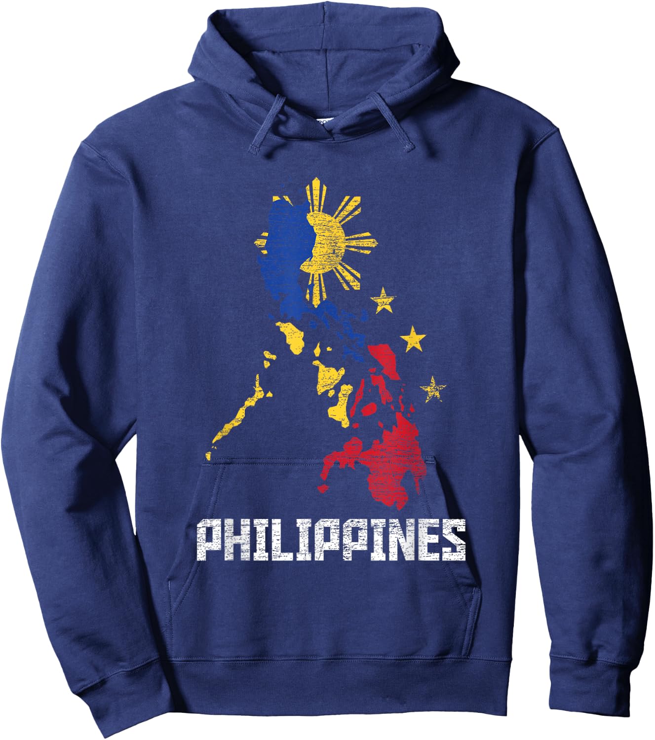 Philippine Flag Manila Philippines Filipino Hoodie - Hoodie | Navy