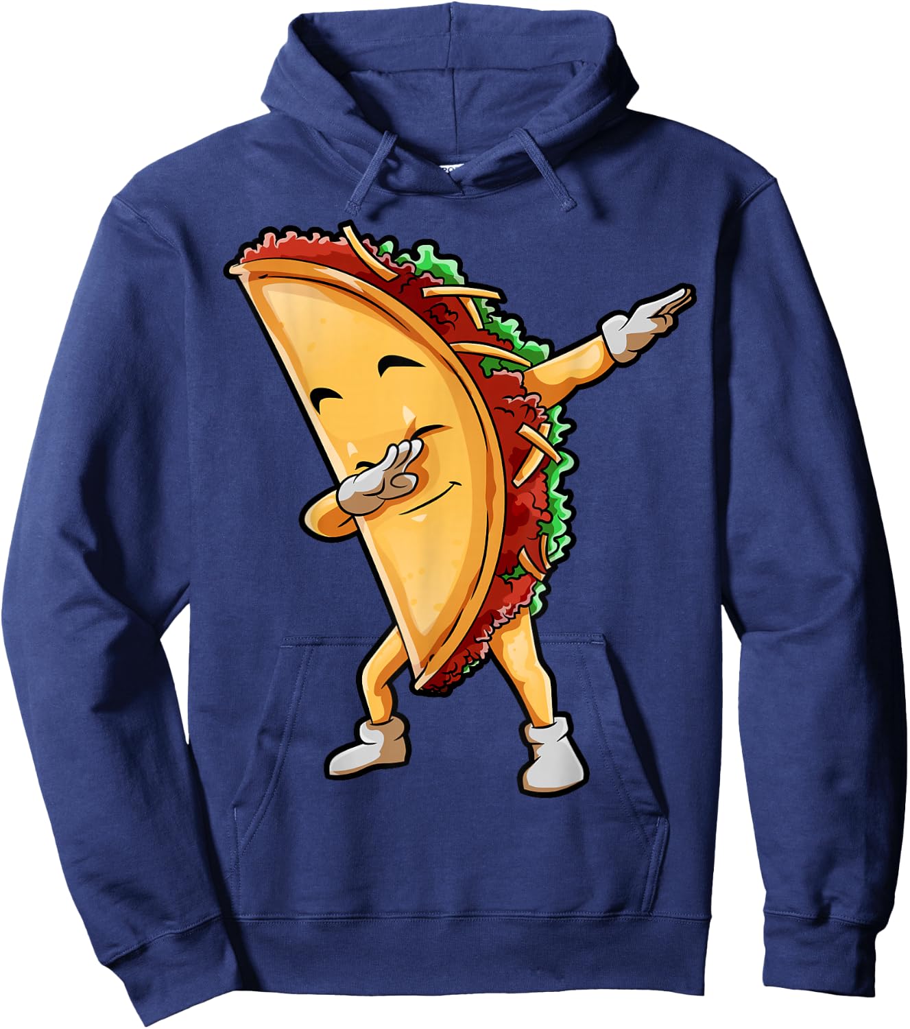 Dabbing Taco Cinco de Mayo Funny Kids Boys Mexican Food Dab Hoodie - Hoodie | Navy