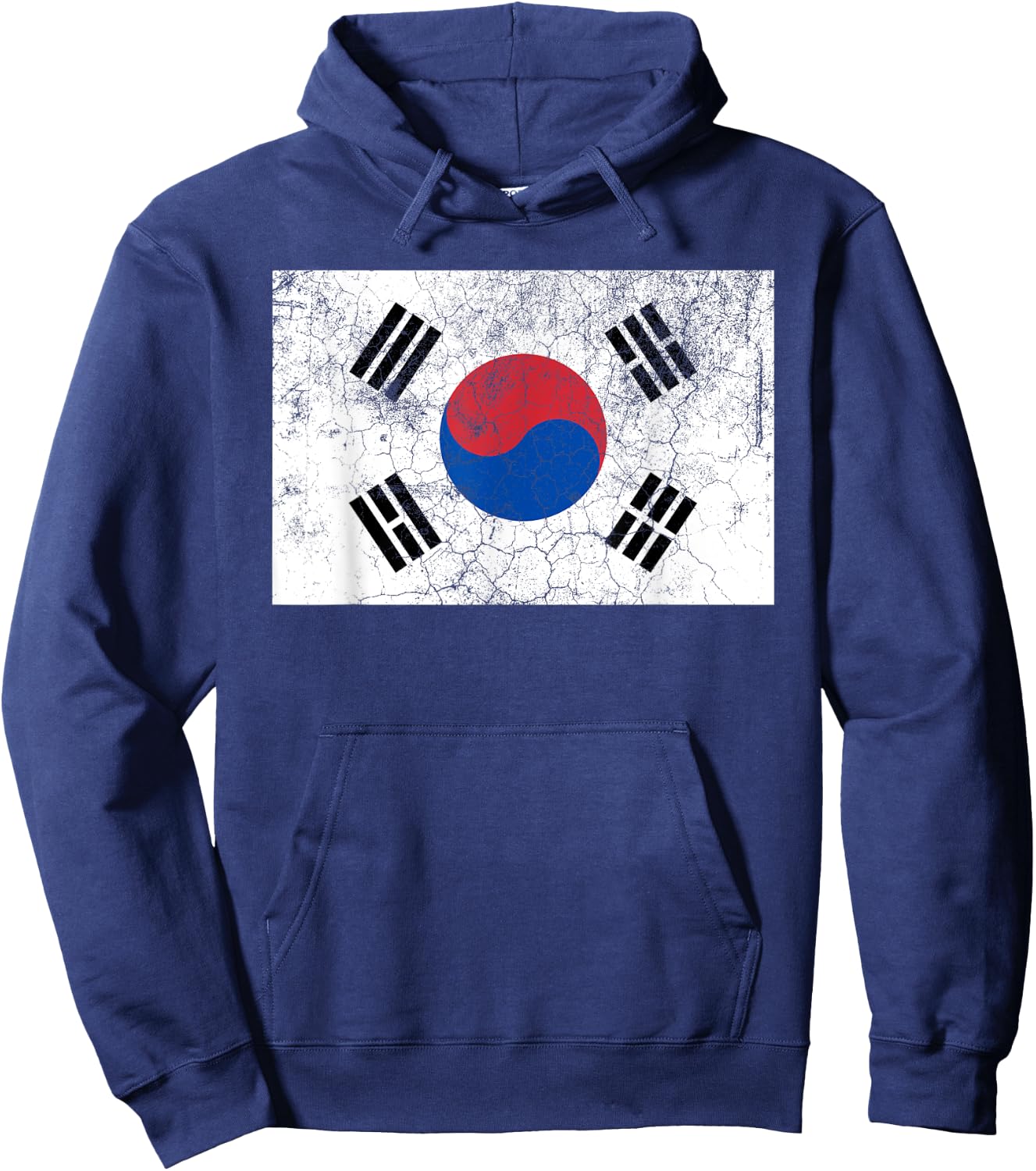 Flag of South Korea Shirt Korean Flag Hoodie - Hoodie | Navy