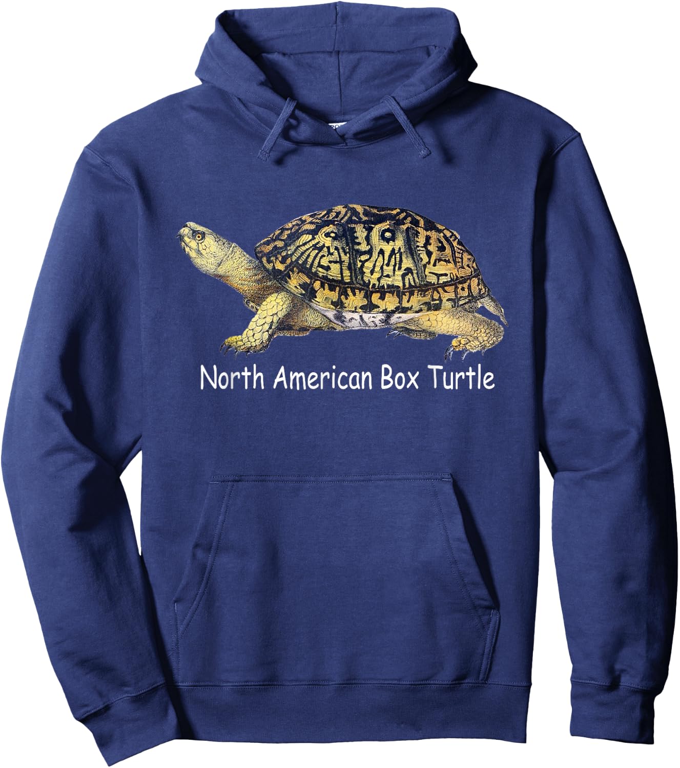North American Box Turtle Hoodie - Hoodie | Navy