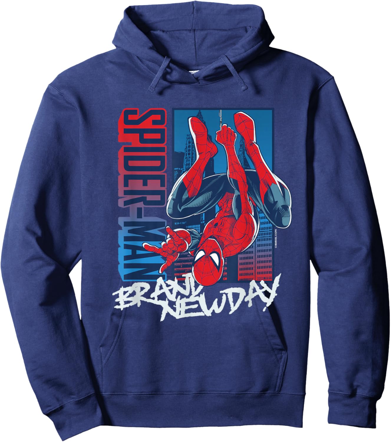 Marvel Spider-Man: New Day Spidey Color Grade Hang Hoodie - Hoodie | Navy