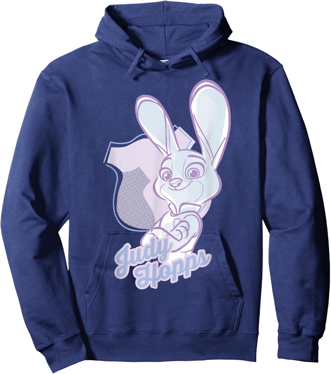 Disney Zootopia Juddy Hopps Pastel Line Pop Graphic Hoodie - Hoodie | Navy